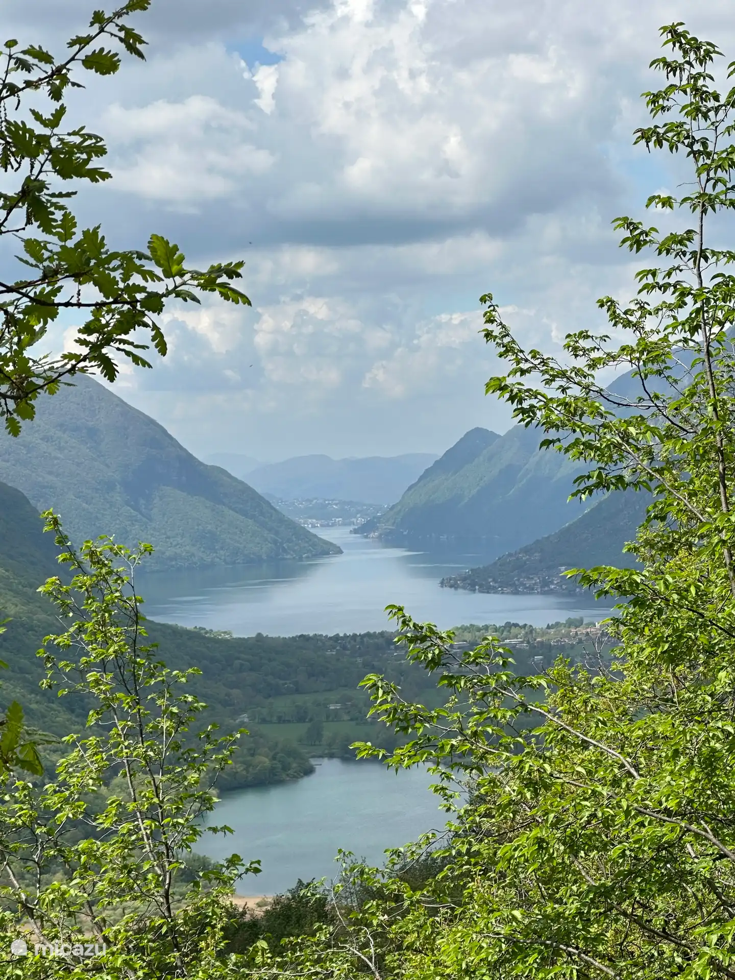 Lago di Piano e lago Lugano