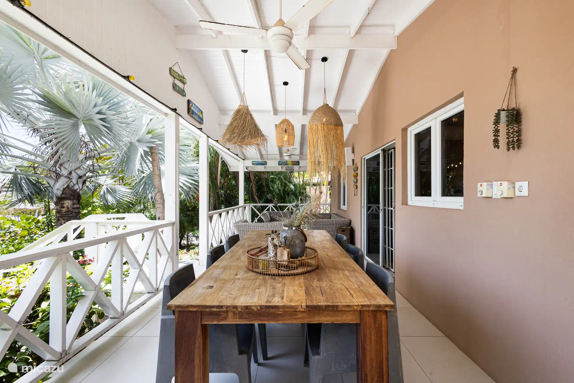 Comedor exterior para 6 personas