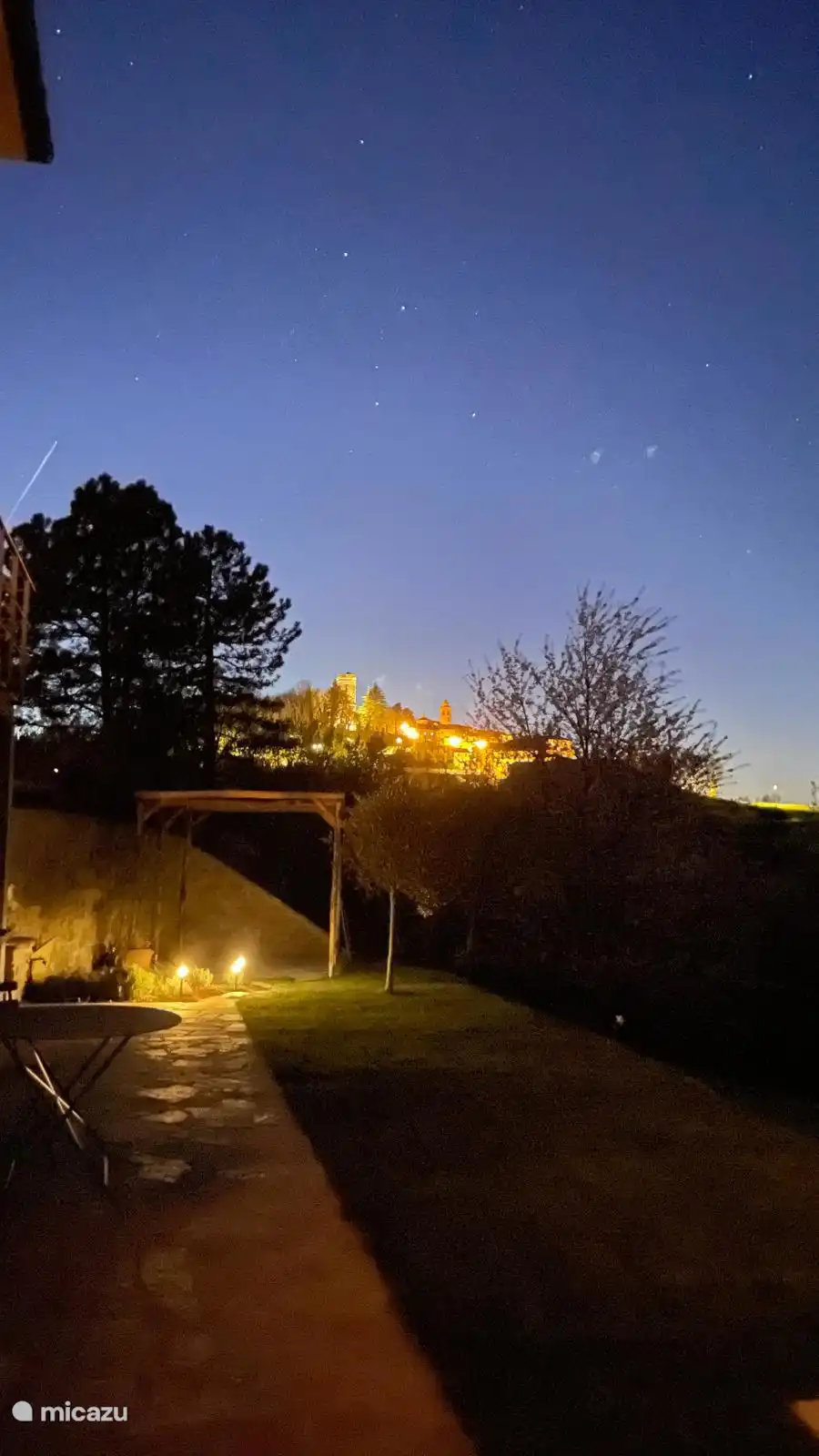Vue sur Roccaverano, à environ 15 minutes à pied.