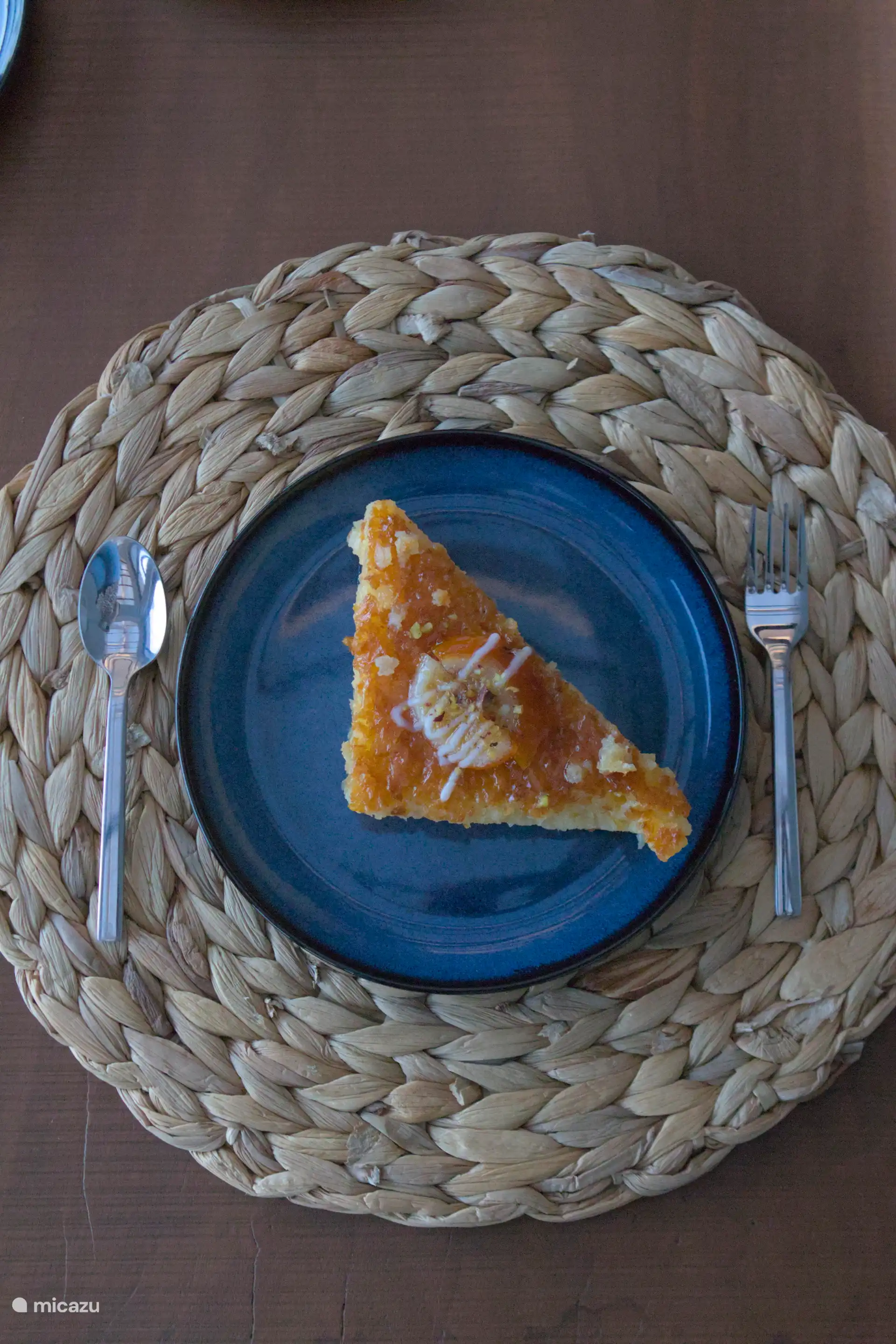 Griechische traditionelle Süßigkeiten von unserem privaten Koch – portokalopita oder Orangenkuchen