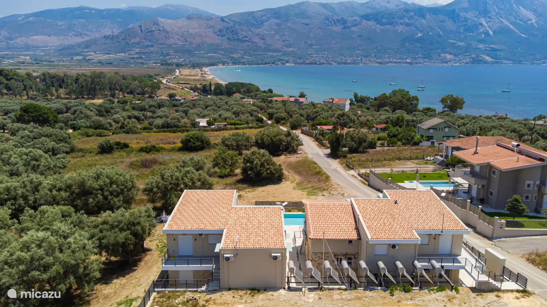 Oppervlaktebeeld van het hele terrein 