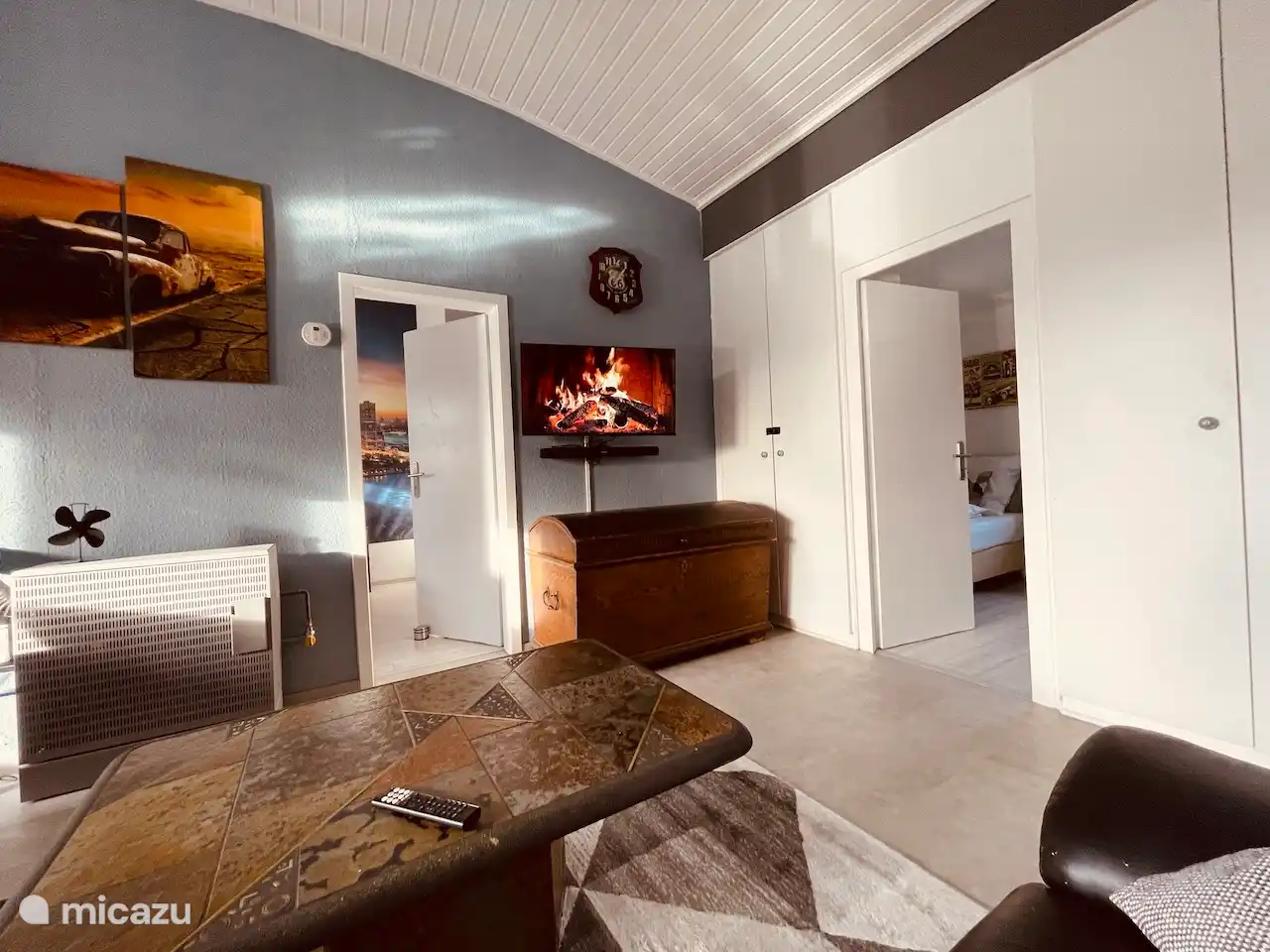 Toegang tot de slaapvertrekken