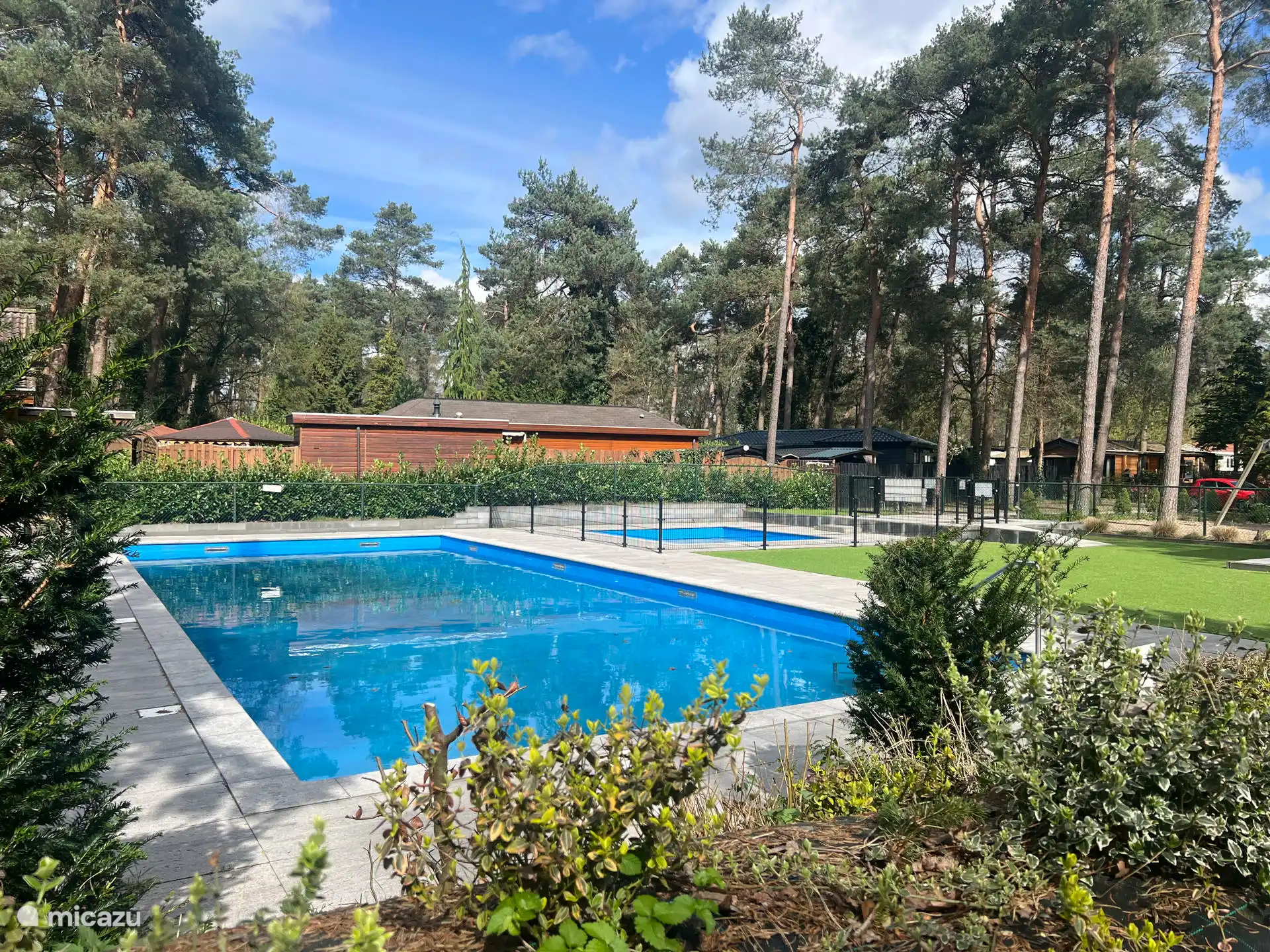 Kultur & Geschichte, Niederlande, Gelderland, Doornspijk, chalet Waldhaus an der Veluwe neben dem Schwimmbad 