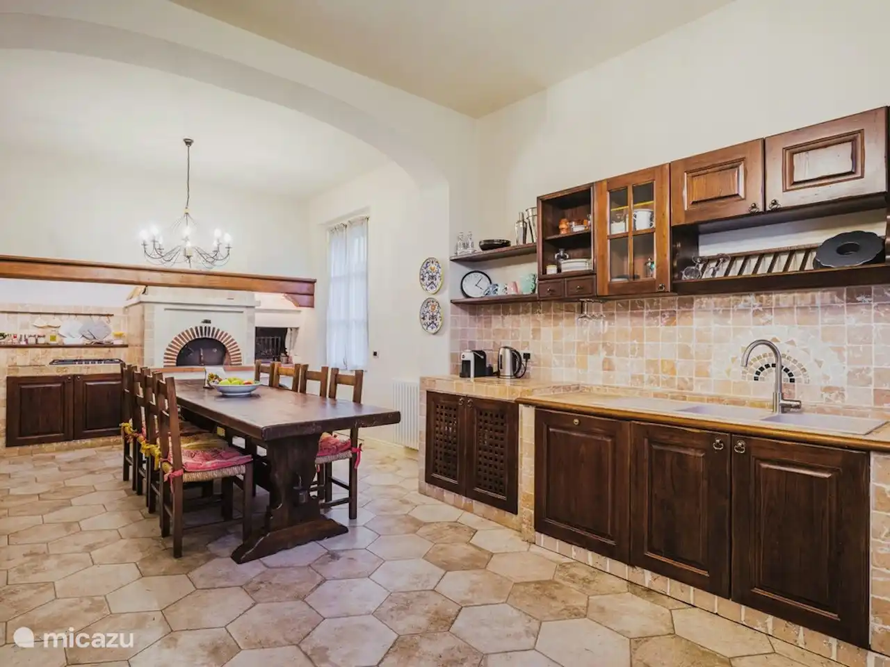 Kitchen with dining area