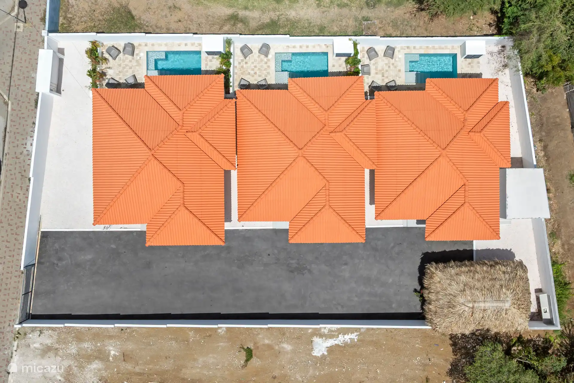 Plattegrond van bovenaf