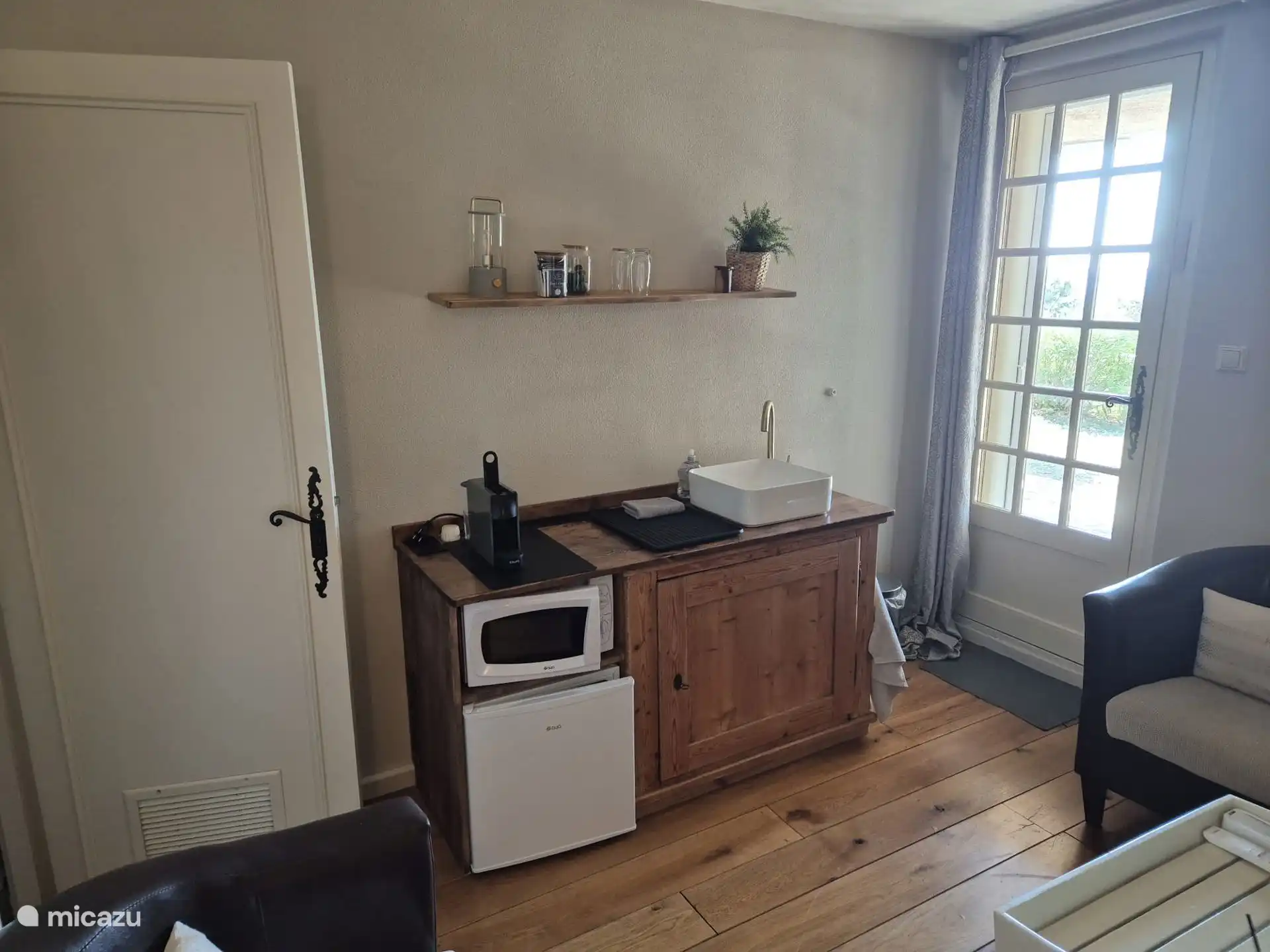 Kitchenette dans le Studio Souterrain