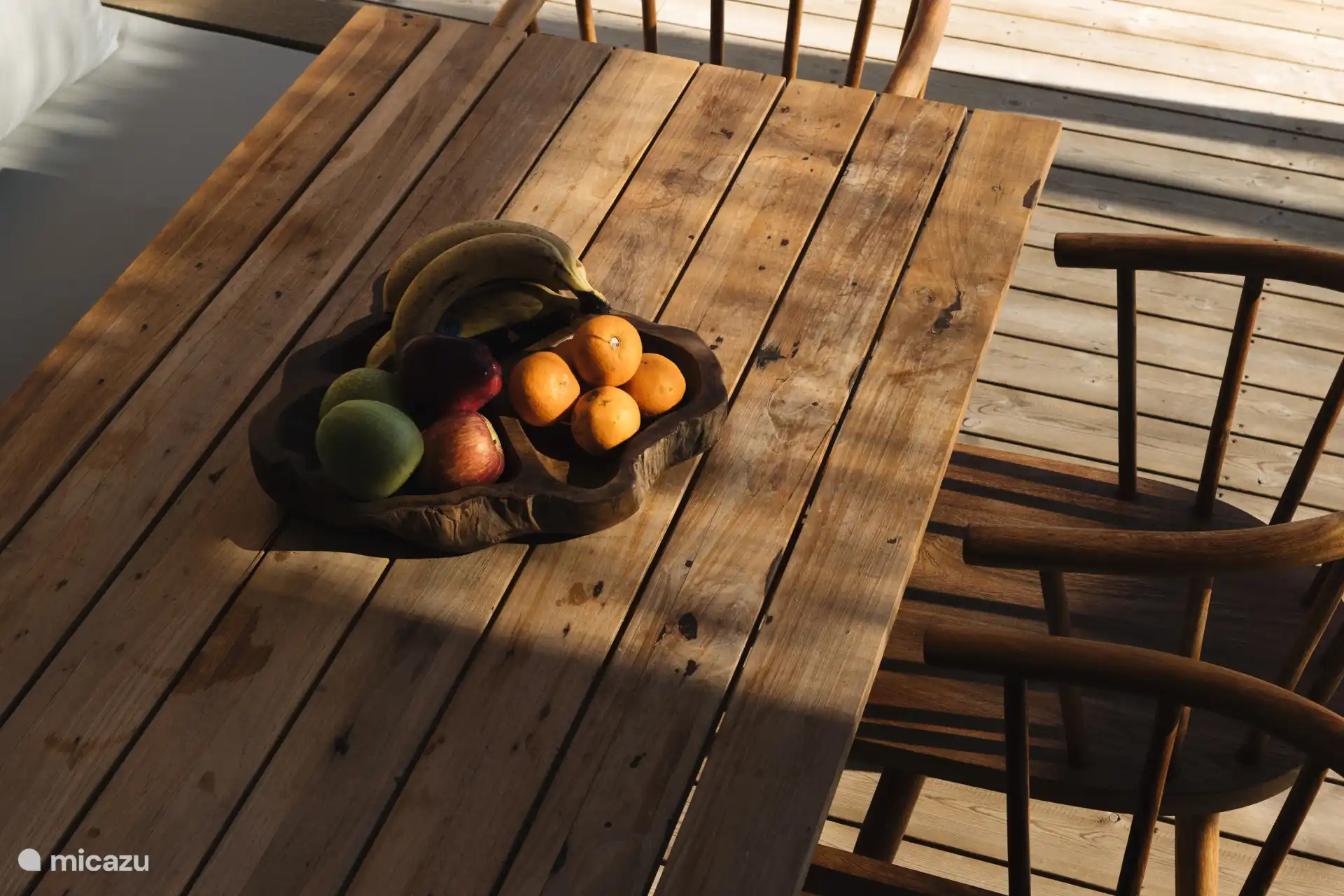 Buiten-teak eettafel