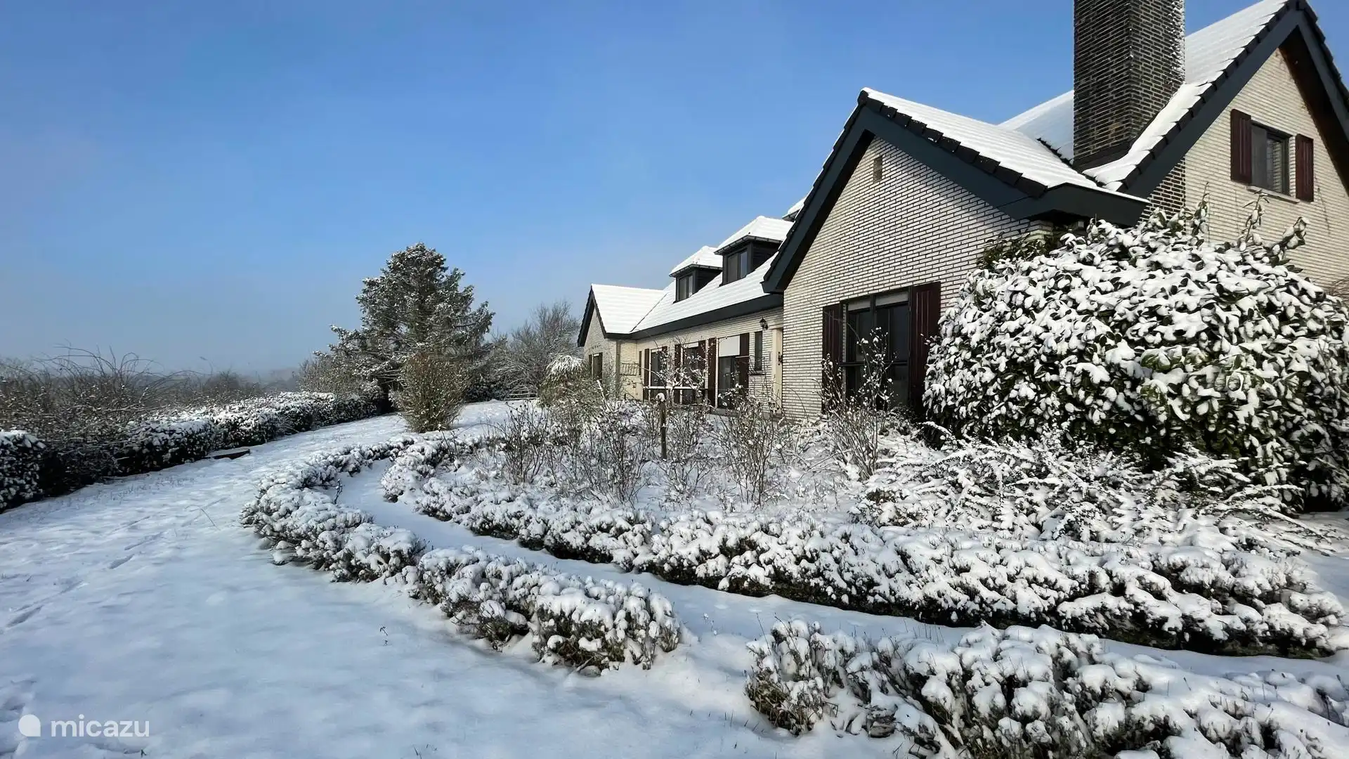 Het huis in de winter