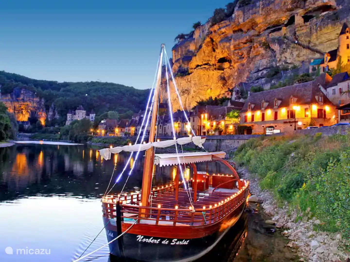 Balade en Gabarres , embarcation typique