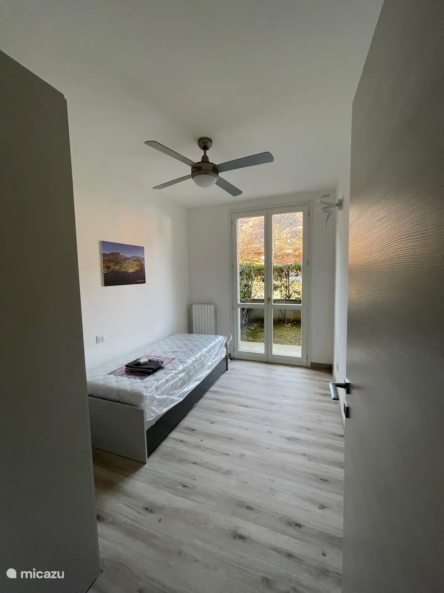 Tweede slaapkamer voor 2 personen, onderschuifbed