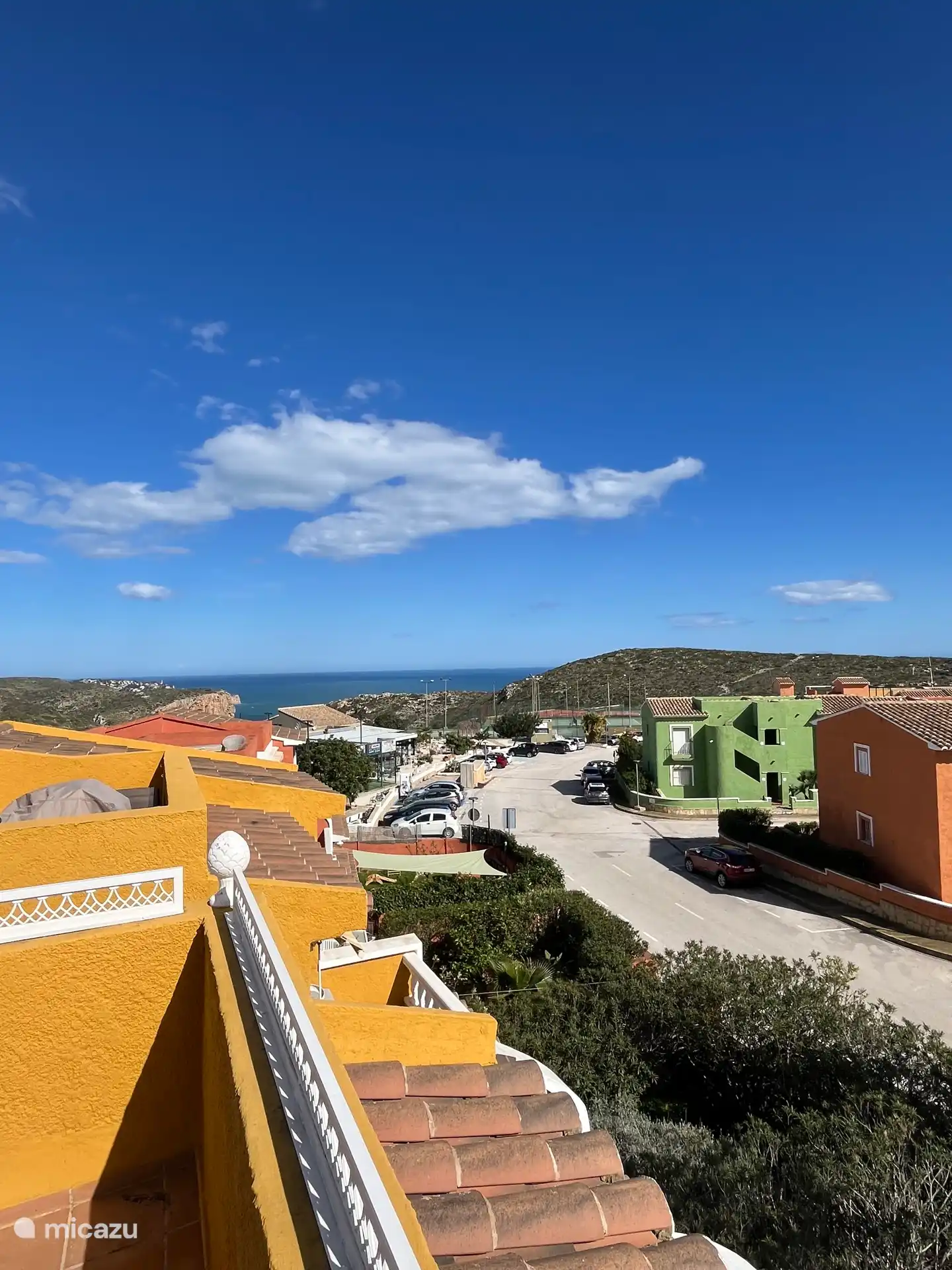 Uitzicht vanaf balkon