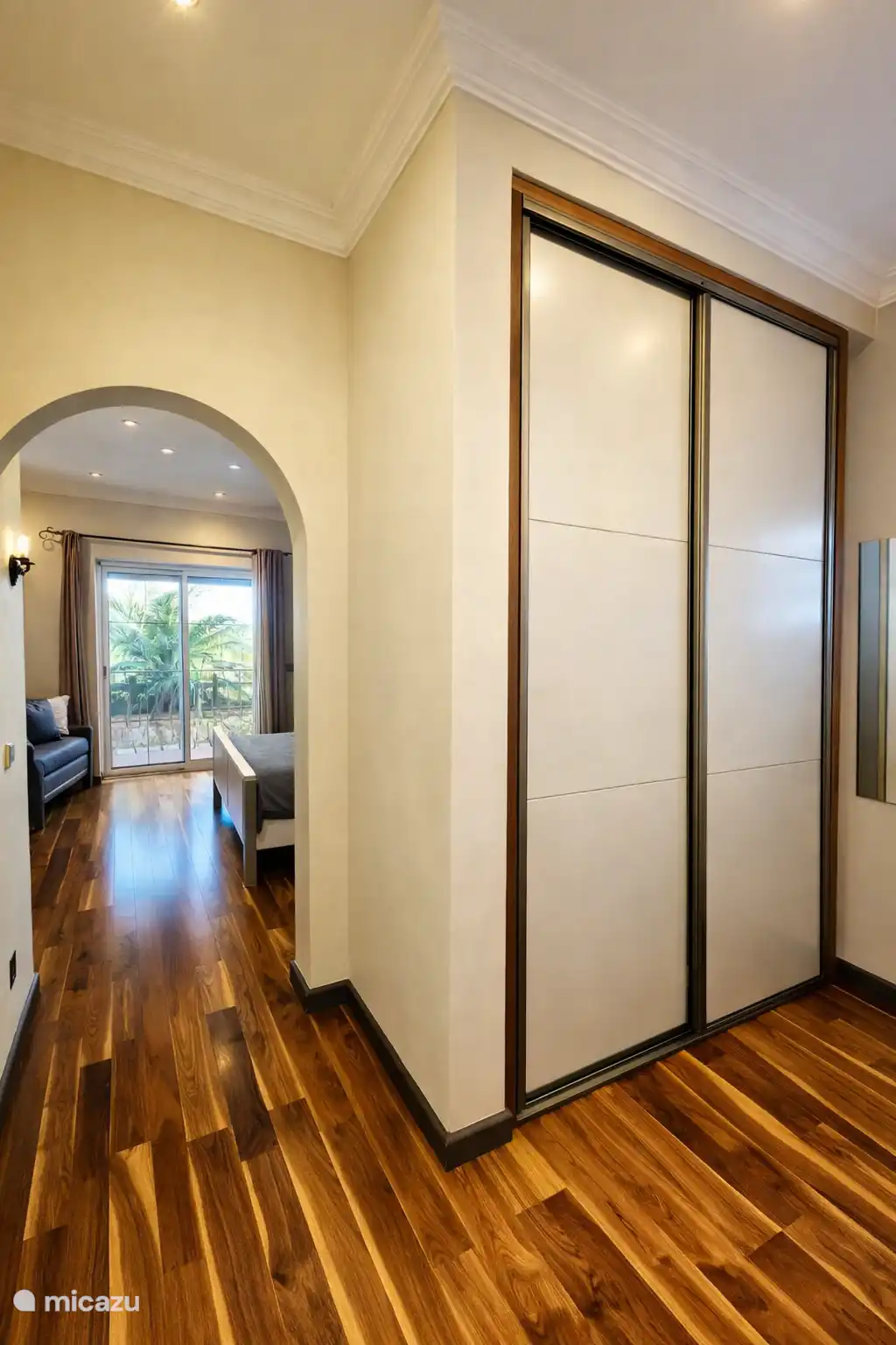 Walk-in closet master bedroom