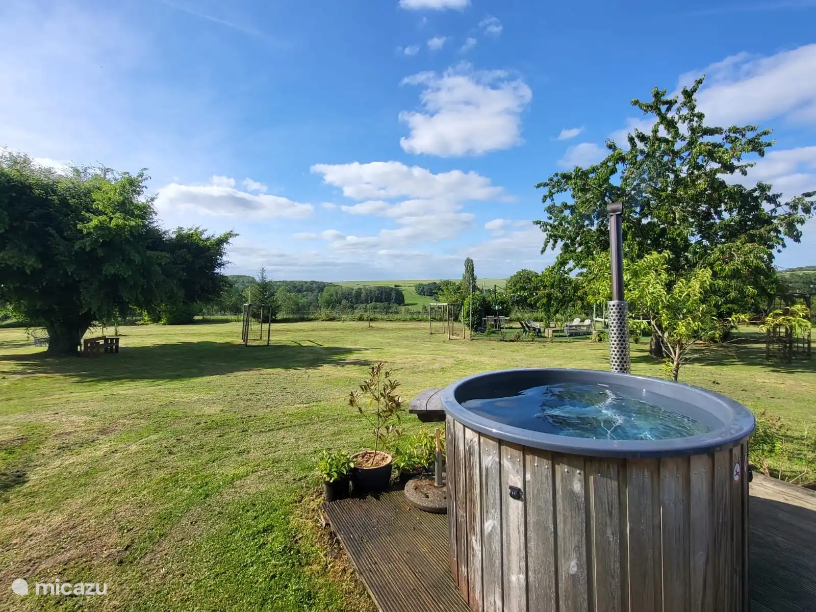 Blick vom Whirlpool