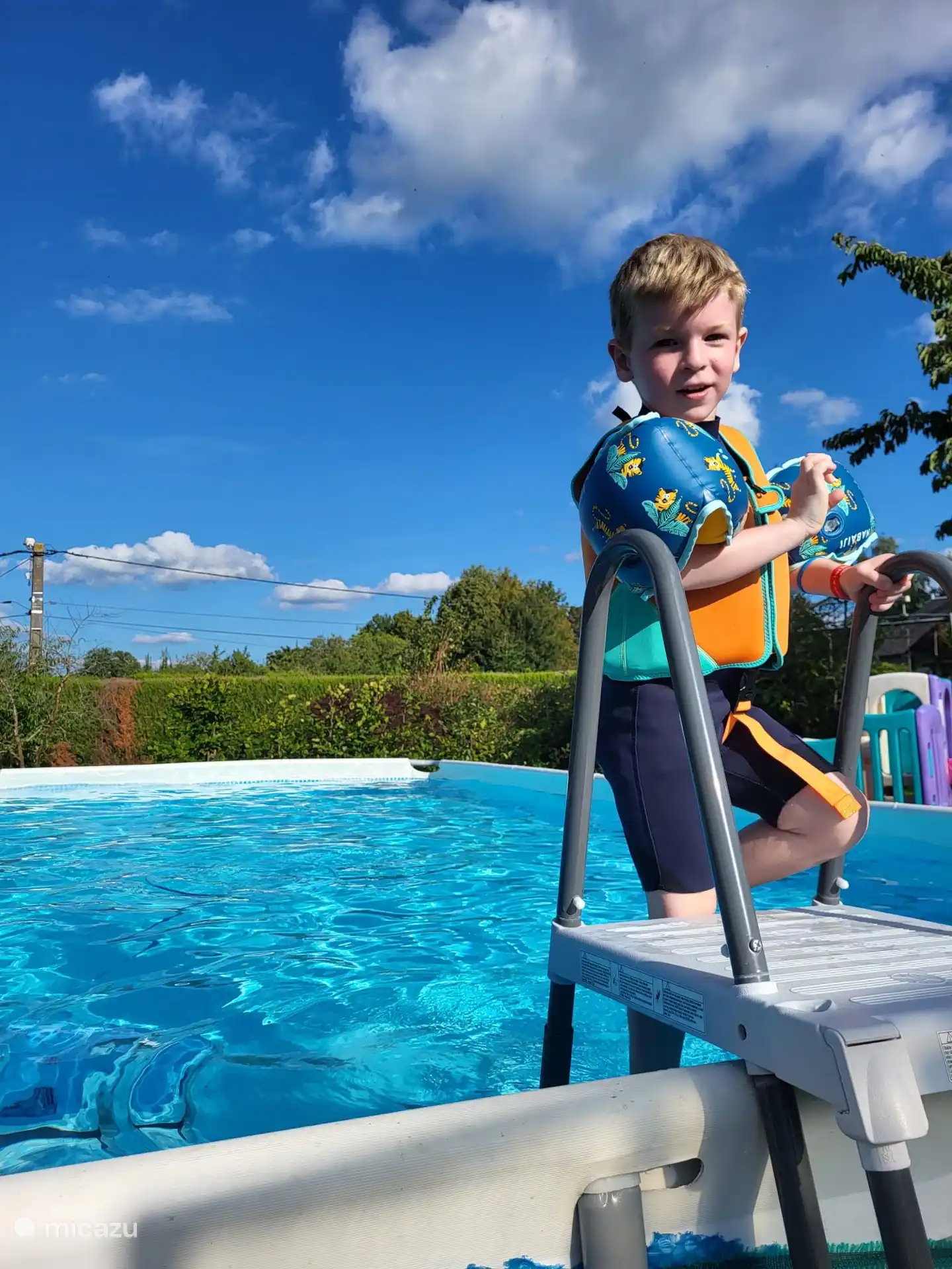 Swimming pool from 1 July to 31 August