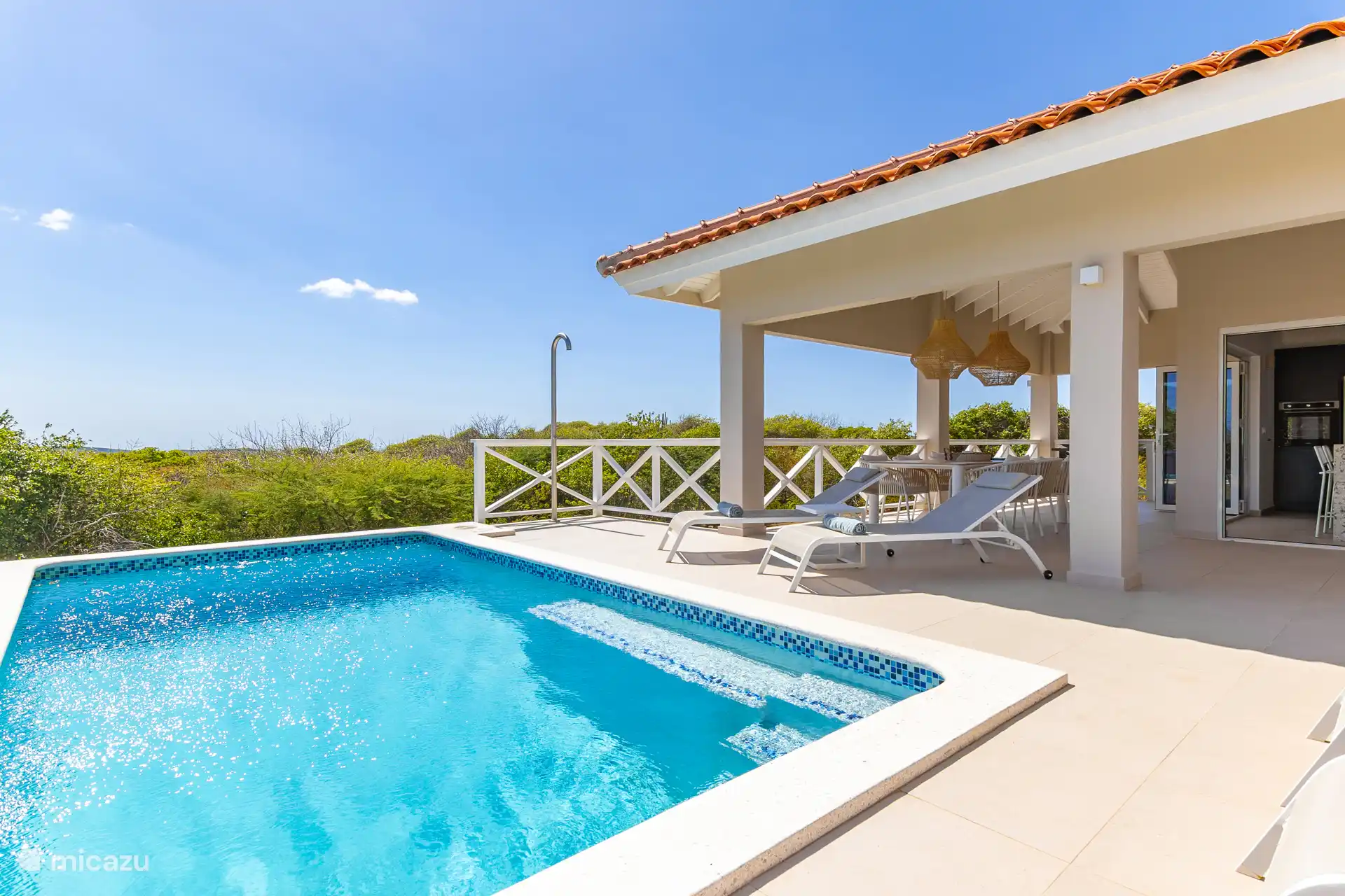 Location de Vacances Curaçao, Banda Abou (ouest), Fontein, villa - Villa Moreno *Resort sécurisé*