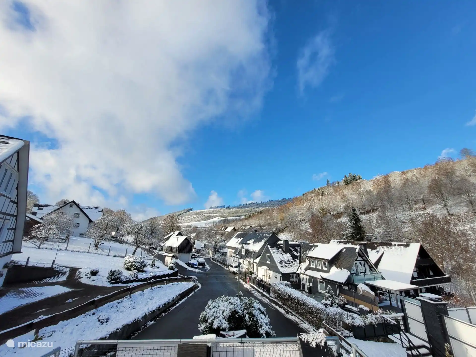 Uitzicht vanaf balkon