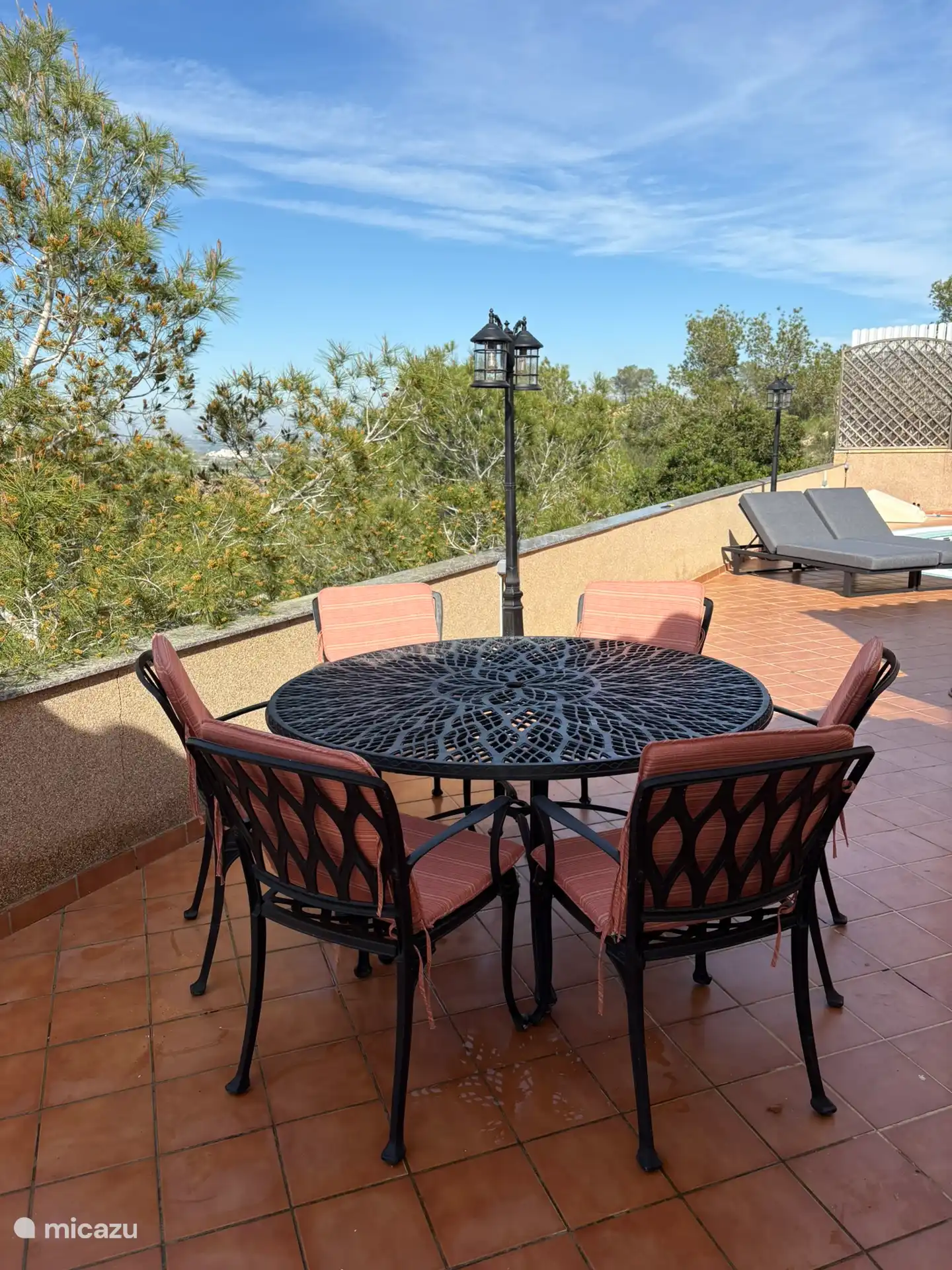 Villa Tember, terras.