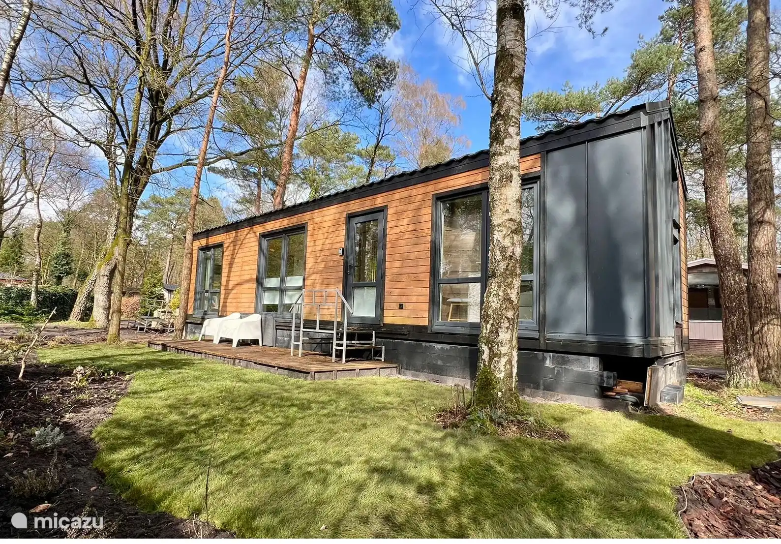 Vakantieparken, Nederland, Gelderland, Doornspijk, vakantiehuis Boslodge Alpina