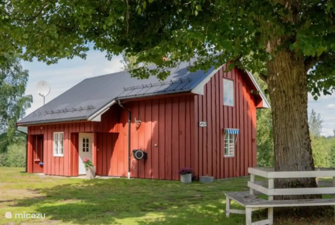 Pêche sportive, Suède, Värmland, Eksharad, maison de vacances Drängstugan