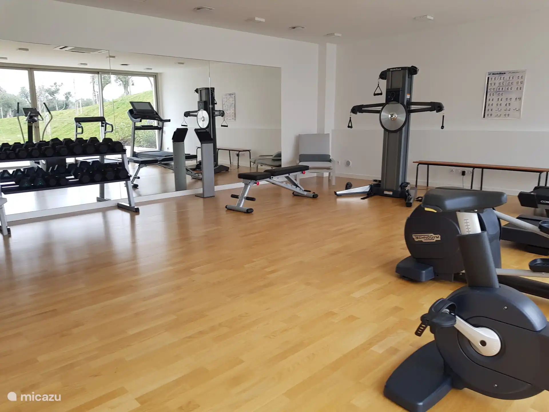 privéfitnessruimte van het Domaine