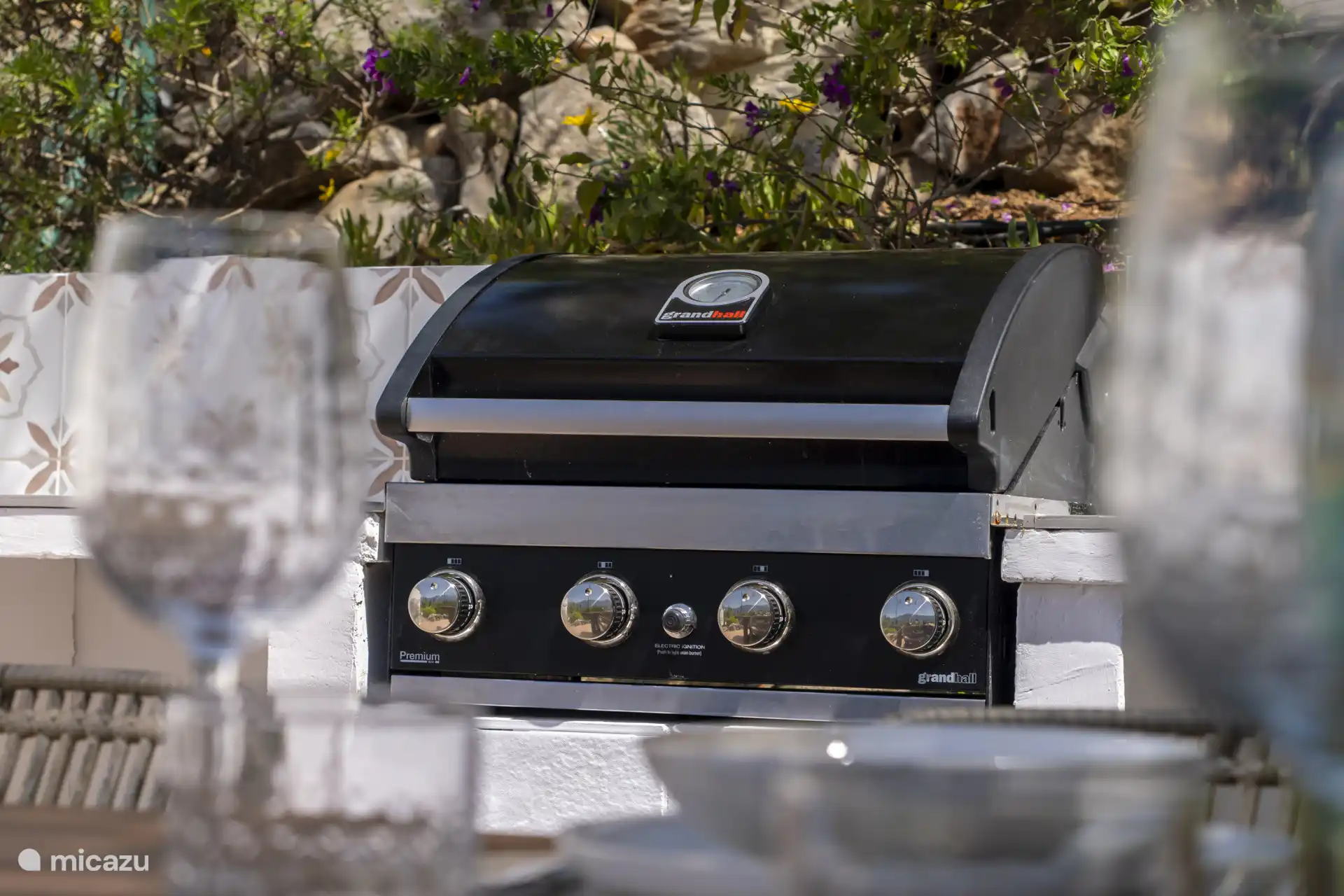 Ein Gasgrill.