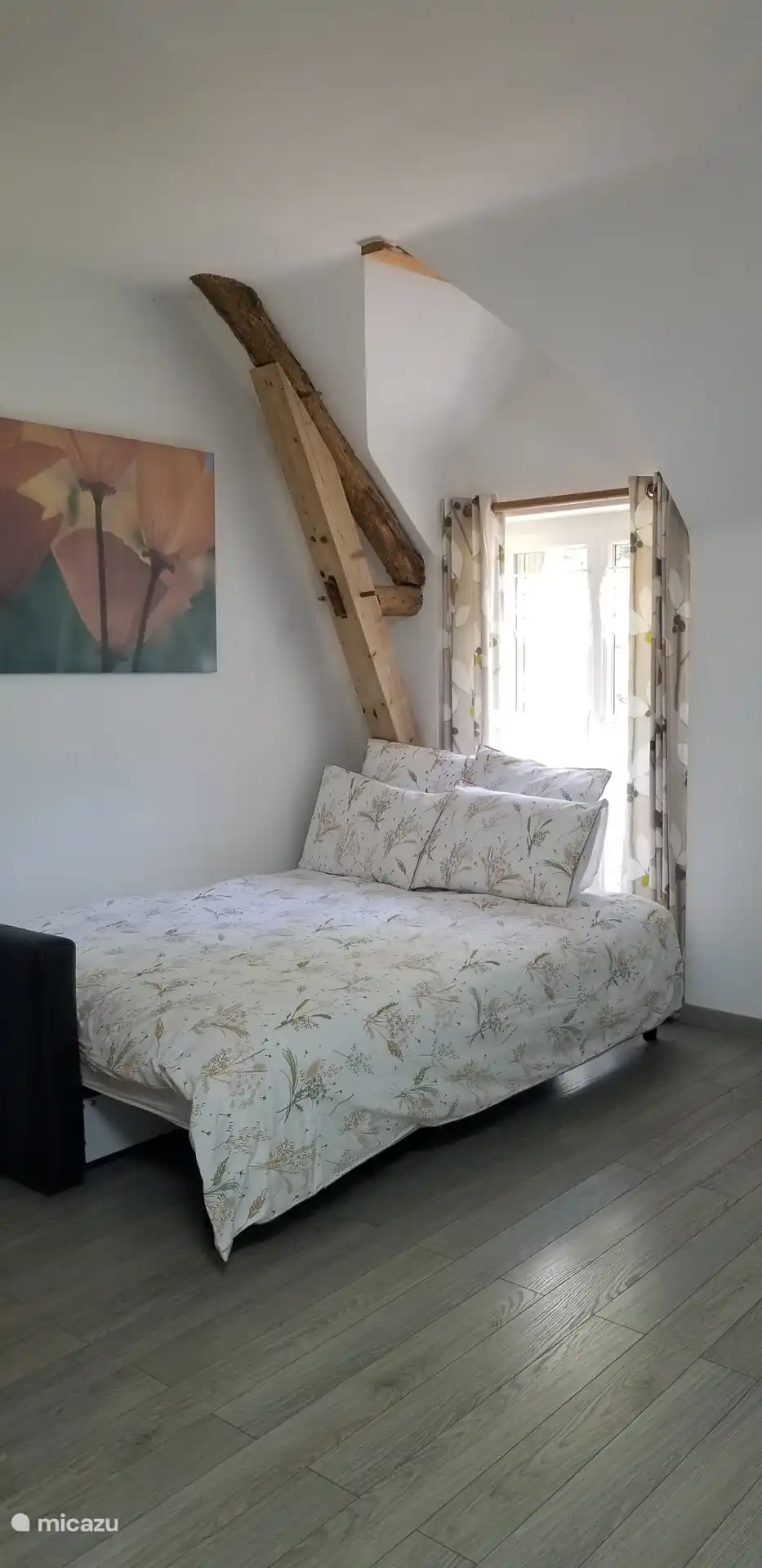 Marguerite - uitzicht op open slaapbank