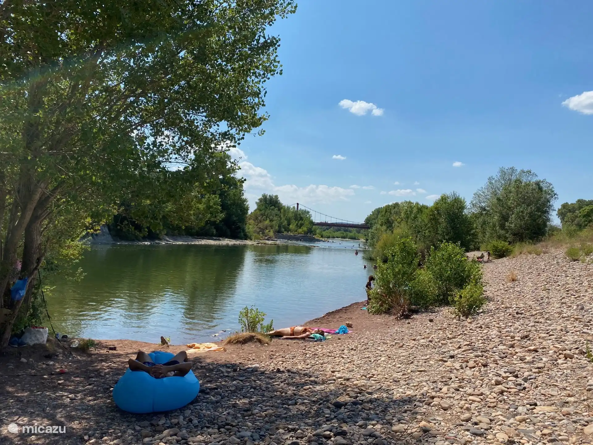 Rivier in Canet (20 minuten rijden), waar je kan zwemmen 