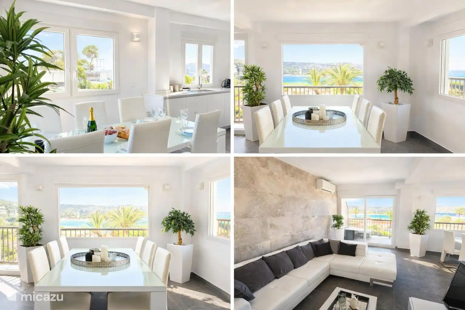 Varias fotos del apartamento moderno.