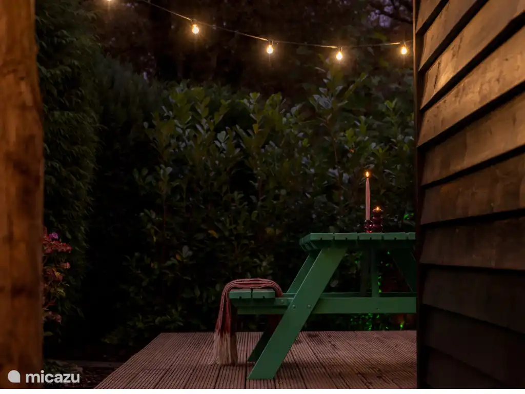 Romantische avonden onder de lampjes.