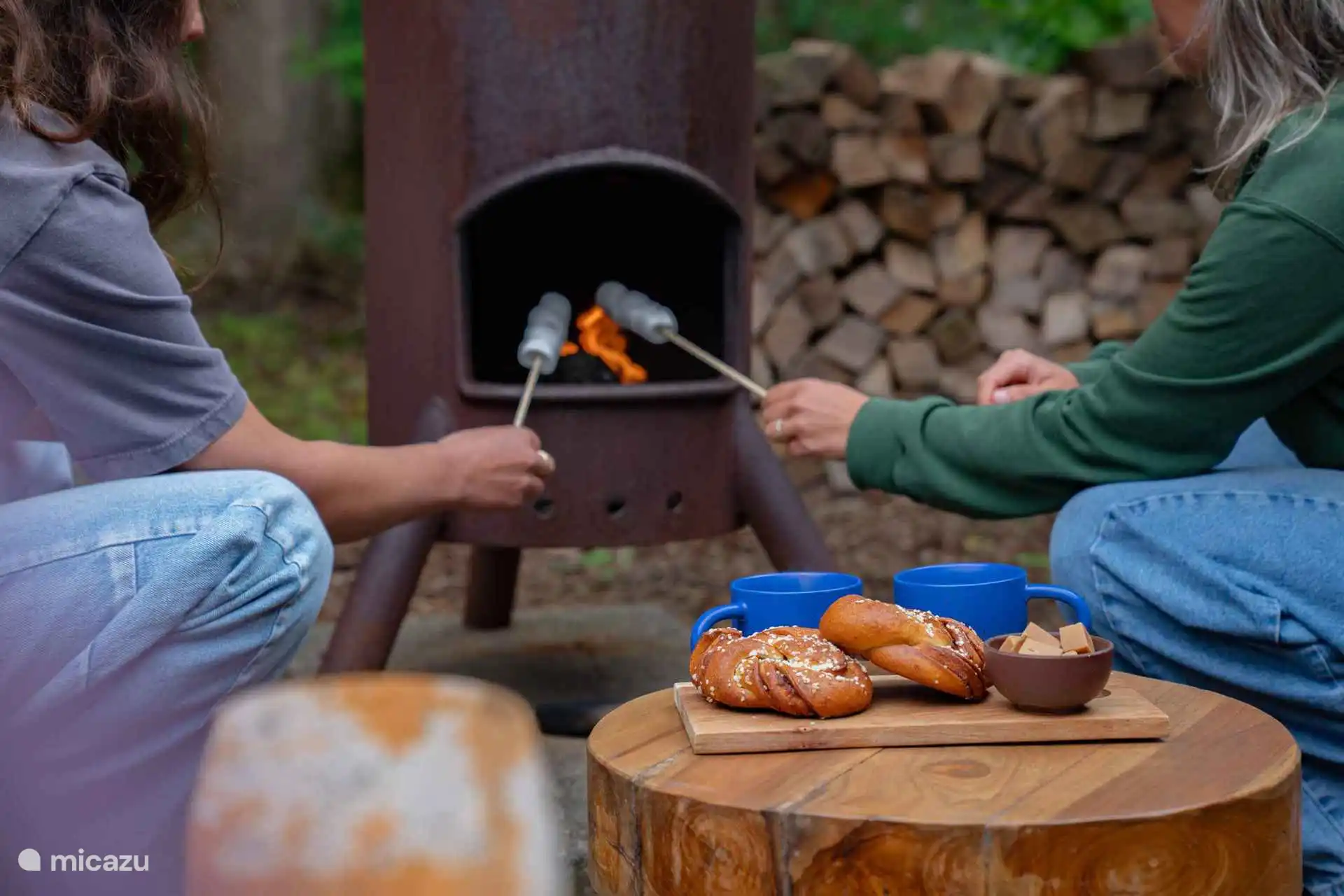 ... Ou faites vos s’mores sur le feu.
