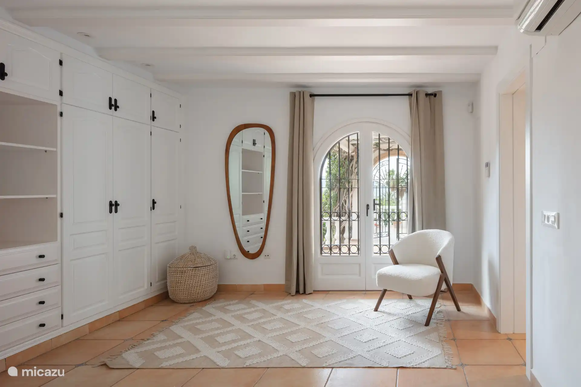 Nice built-in wardrobes and patio doors to terrace.