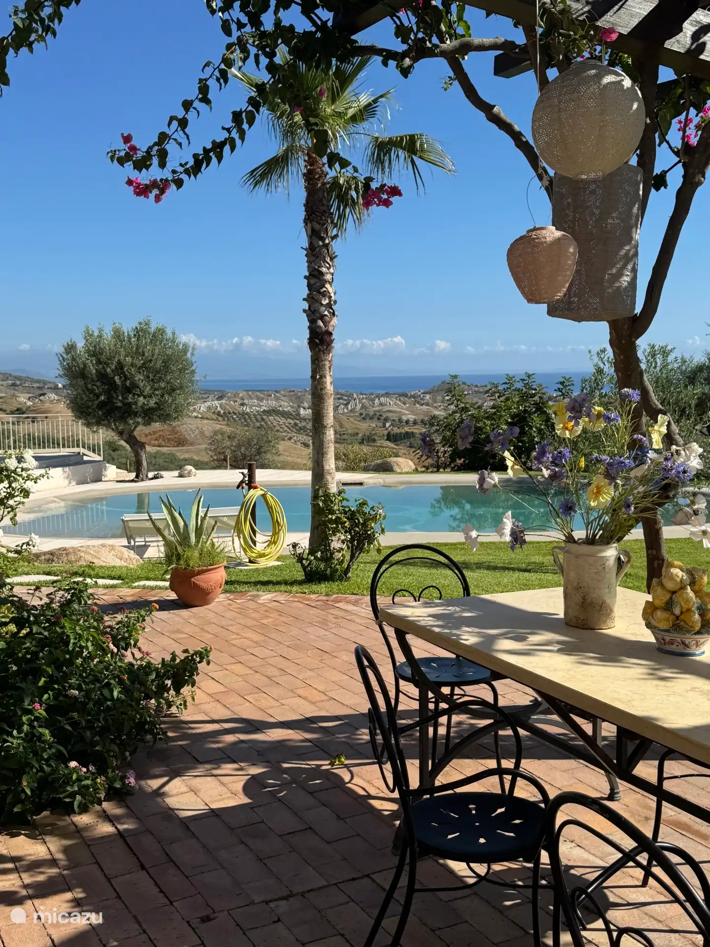 Terrace from the kitchen.