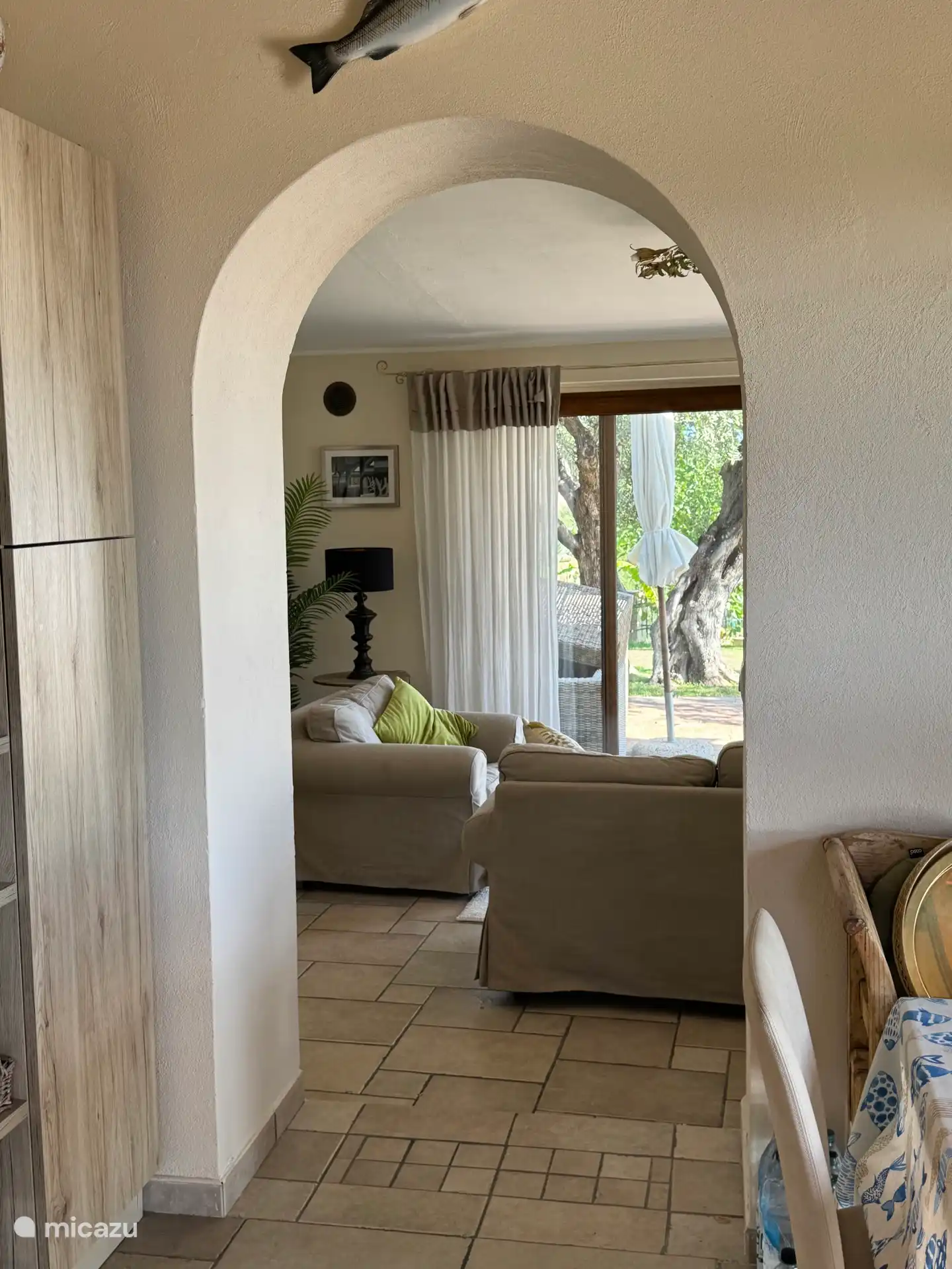 From the kitchen to the living room