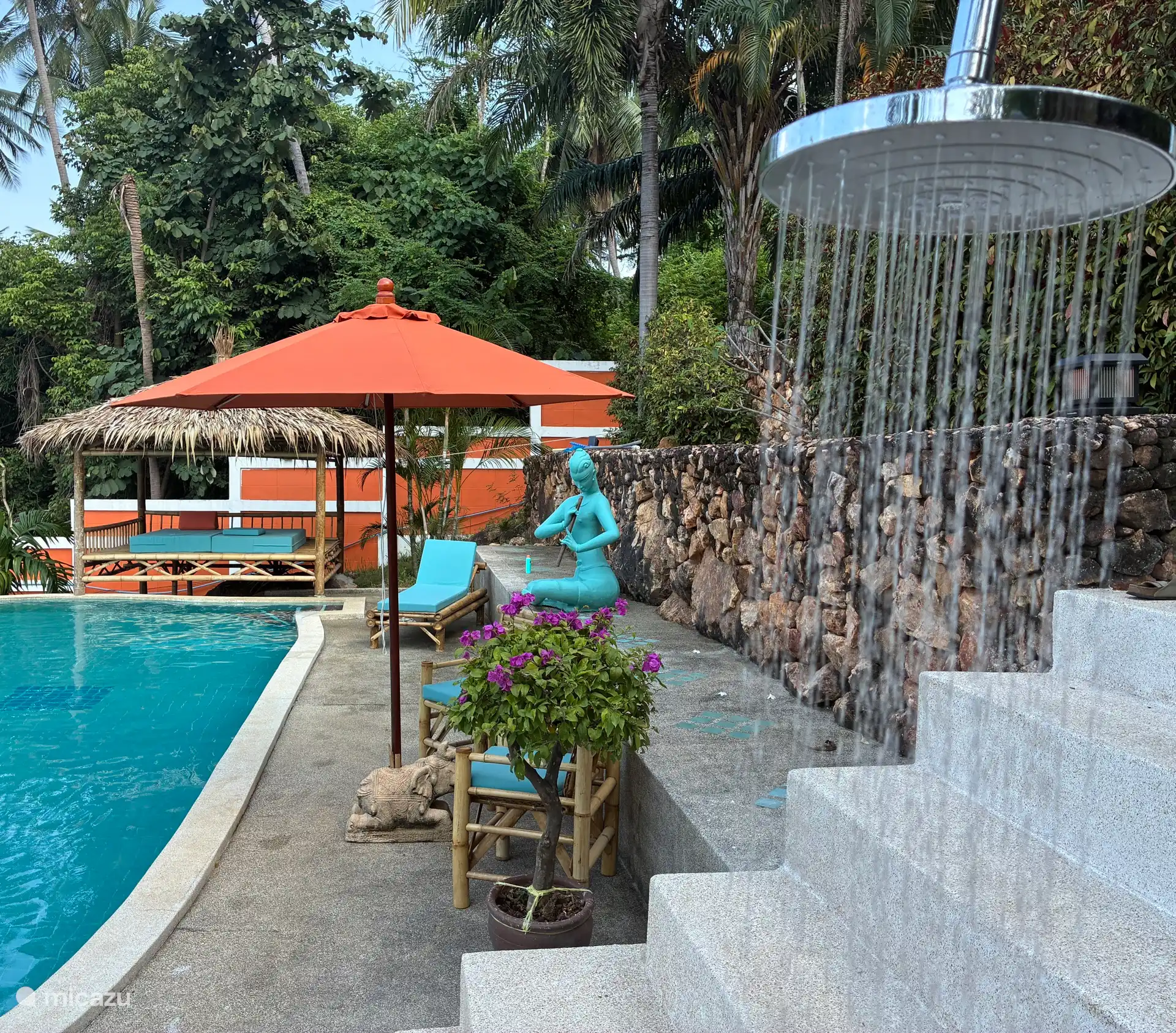 bamboehutje voor relax en massage aan huis