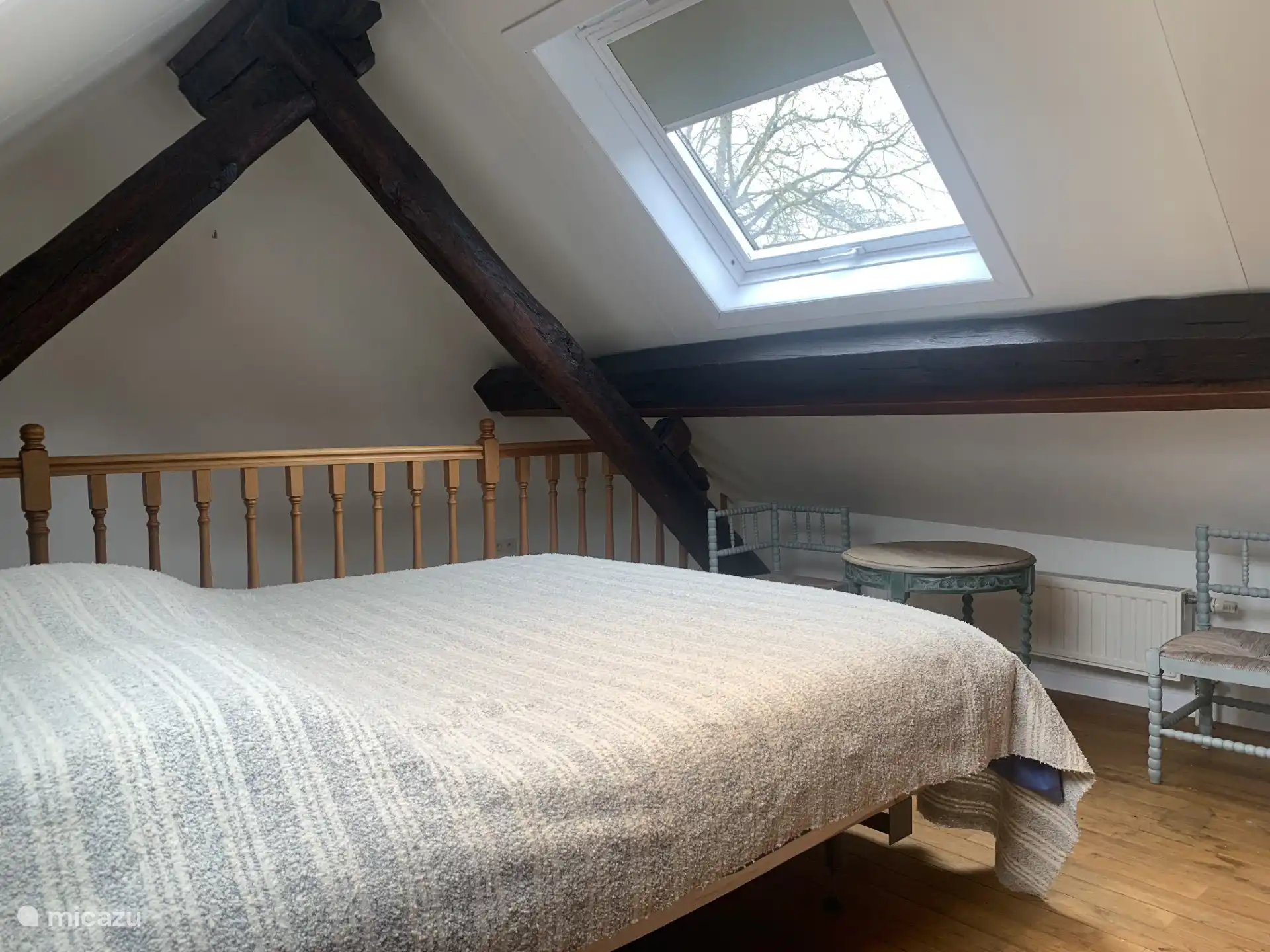 Slaapkamer 1: 1 tweepersoonsbed, 1m60