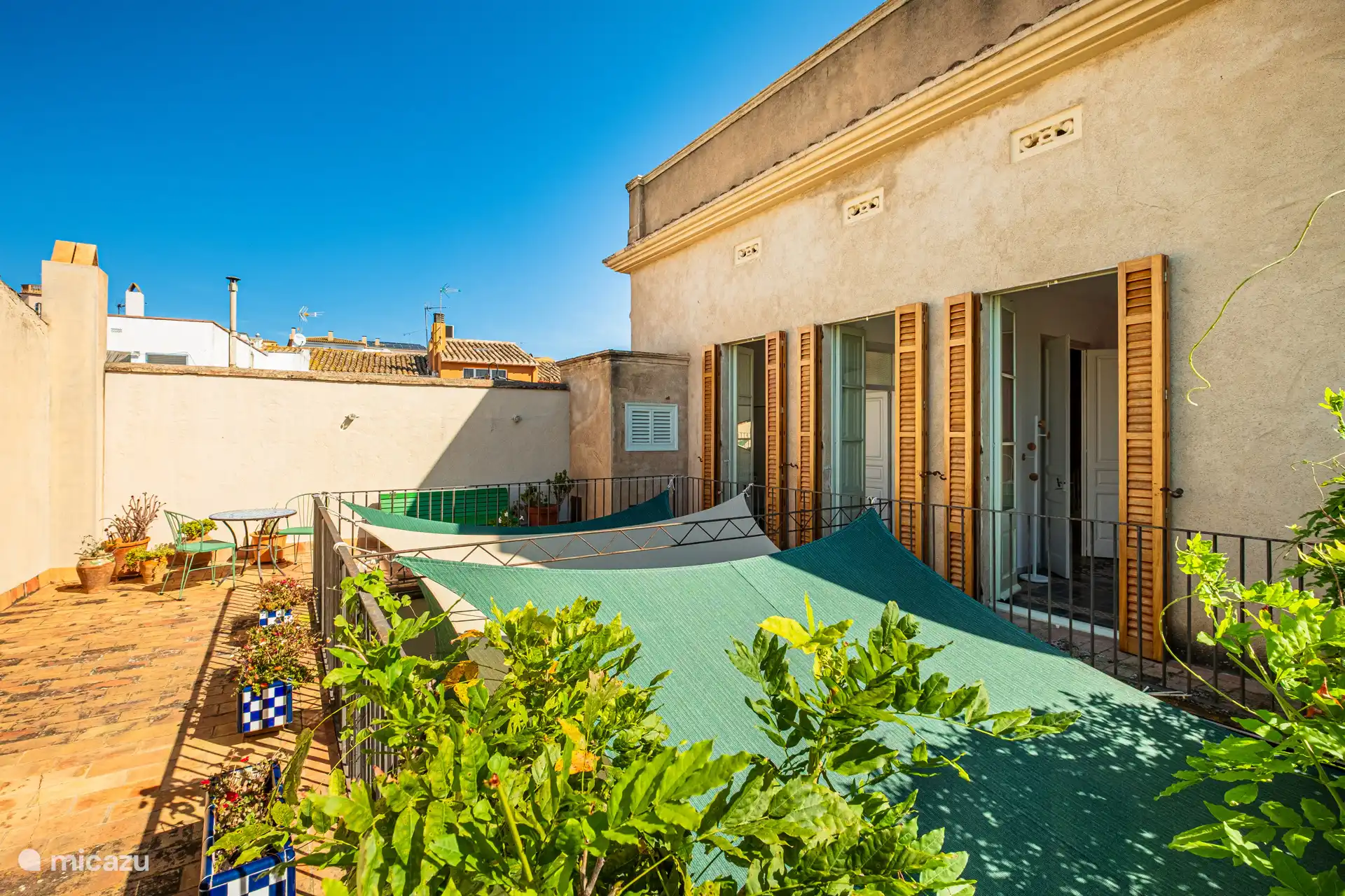 Terras op slaapkamerniveau