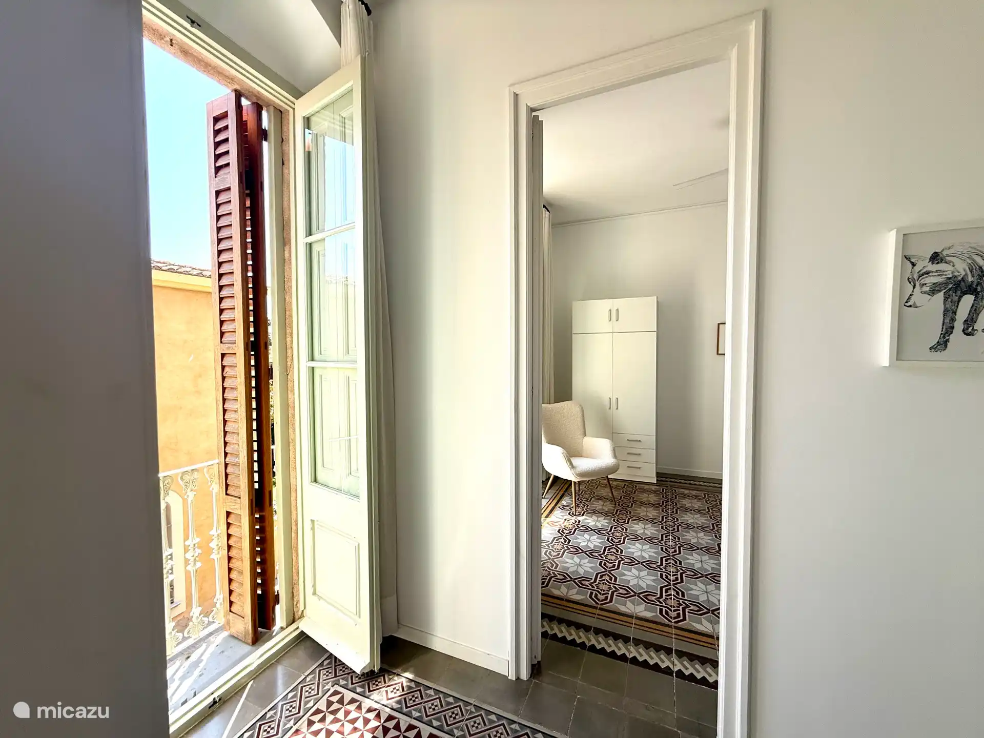Niveau de la chambre. 
