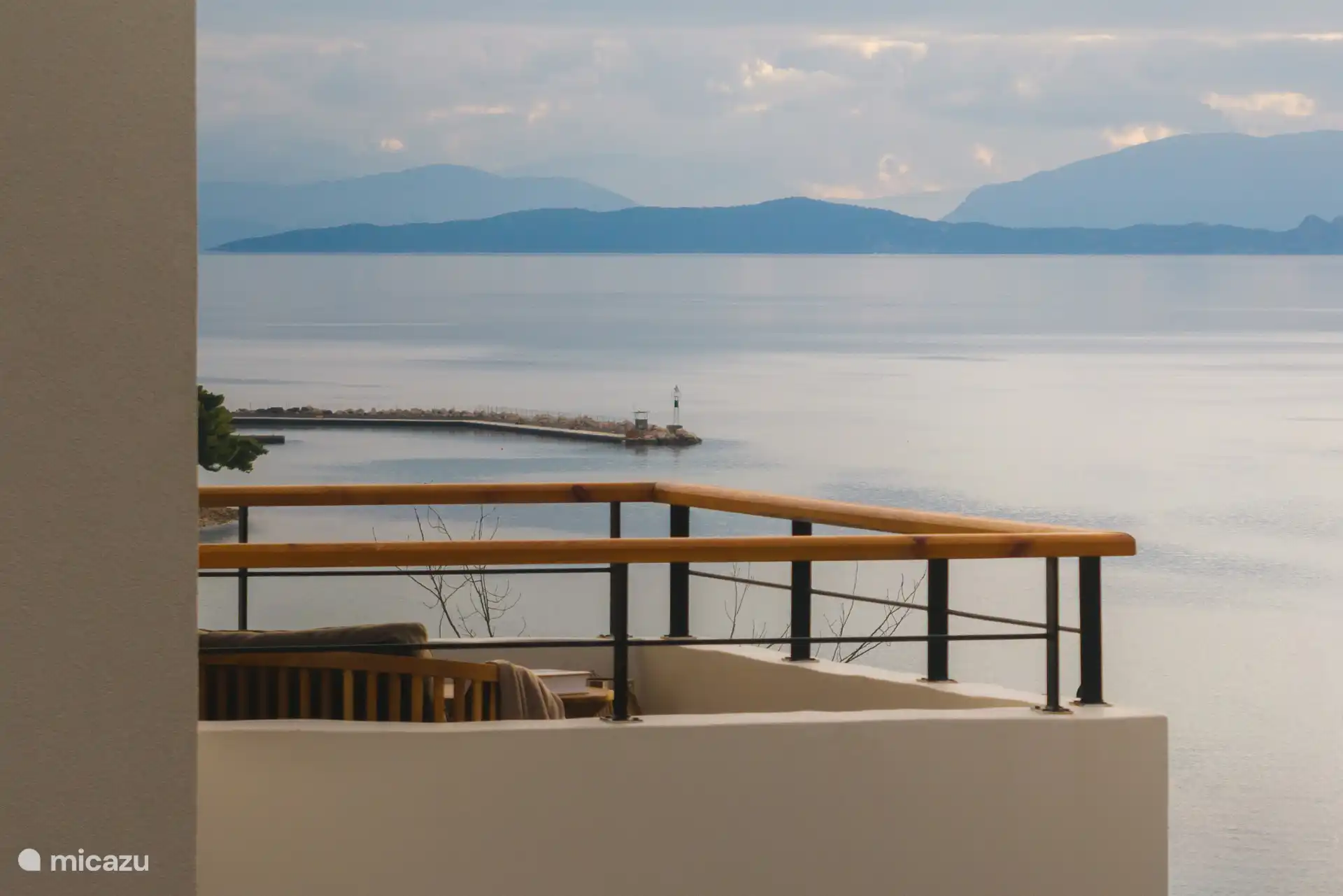 Dronefoto van het tweede balkon