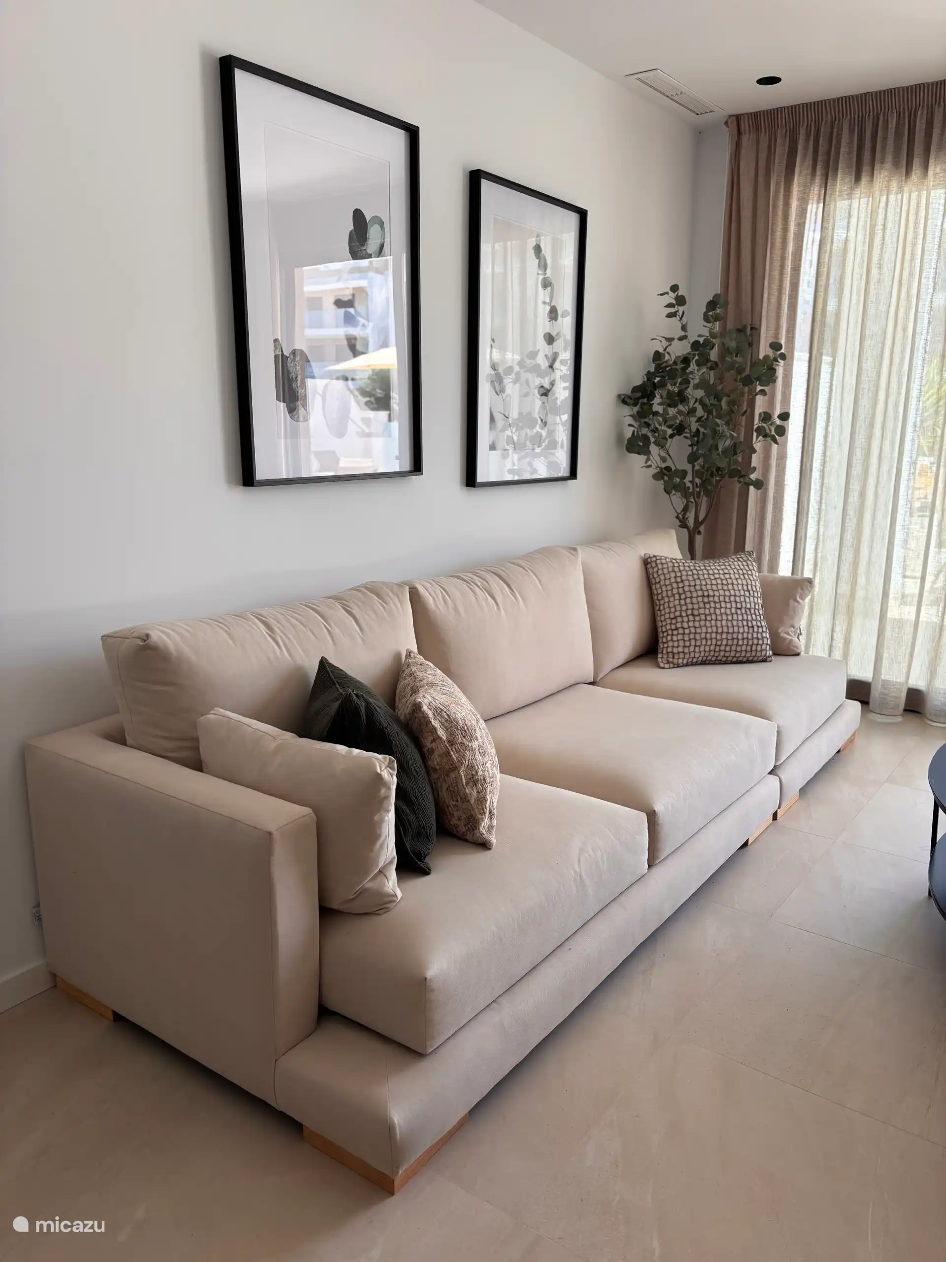 Sala de estar acogedora. 