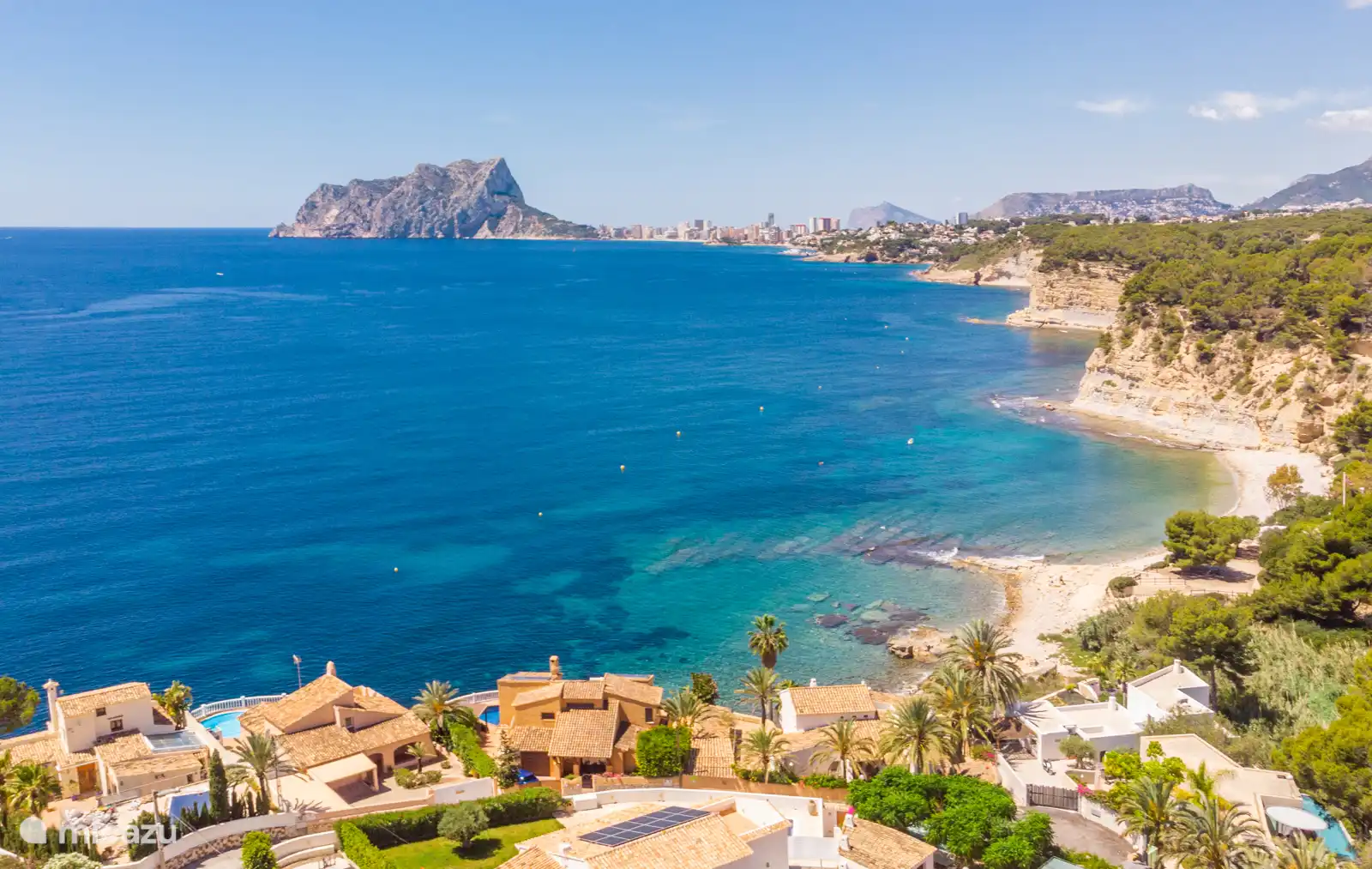 Vistas al mar cercano