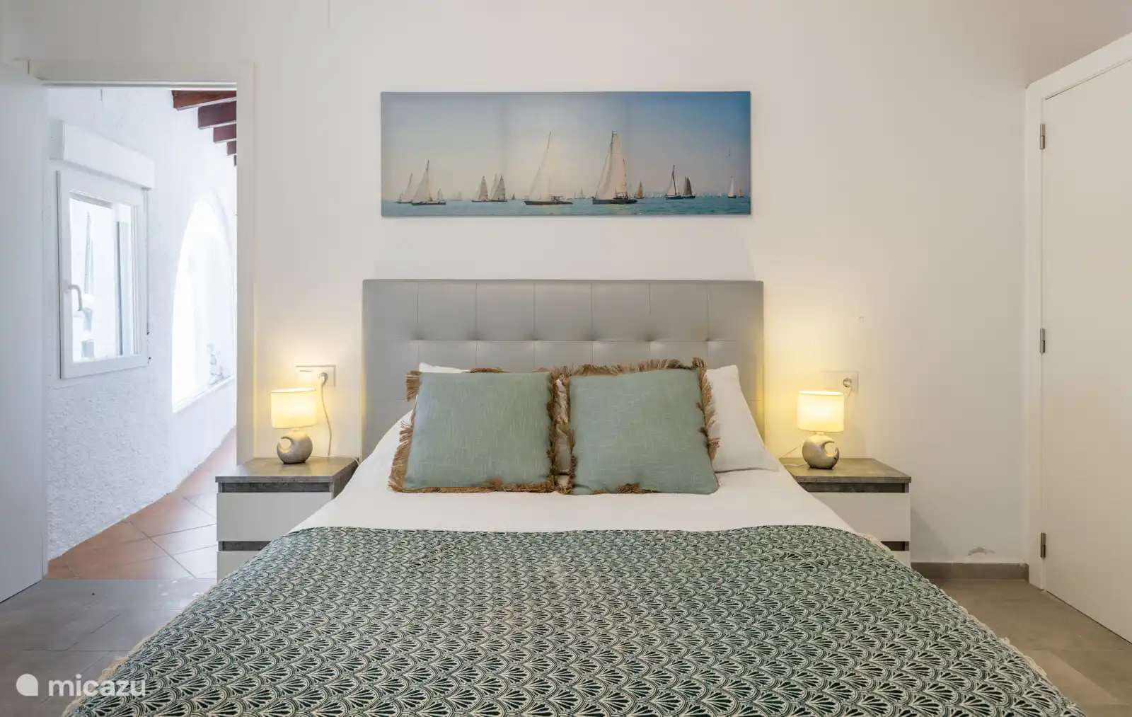 Dormitorio 2 de la planta baja accesible para usuarios de silla de ruedas