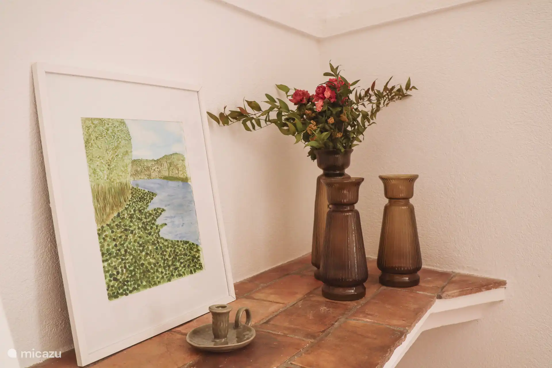 decoratieve details in een van de slaapkamers op de begane grond