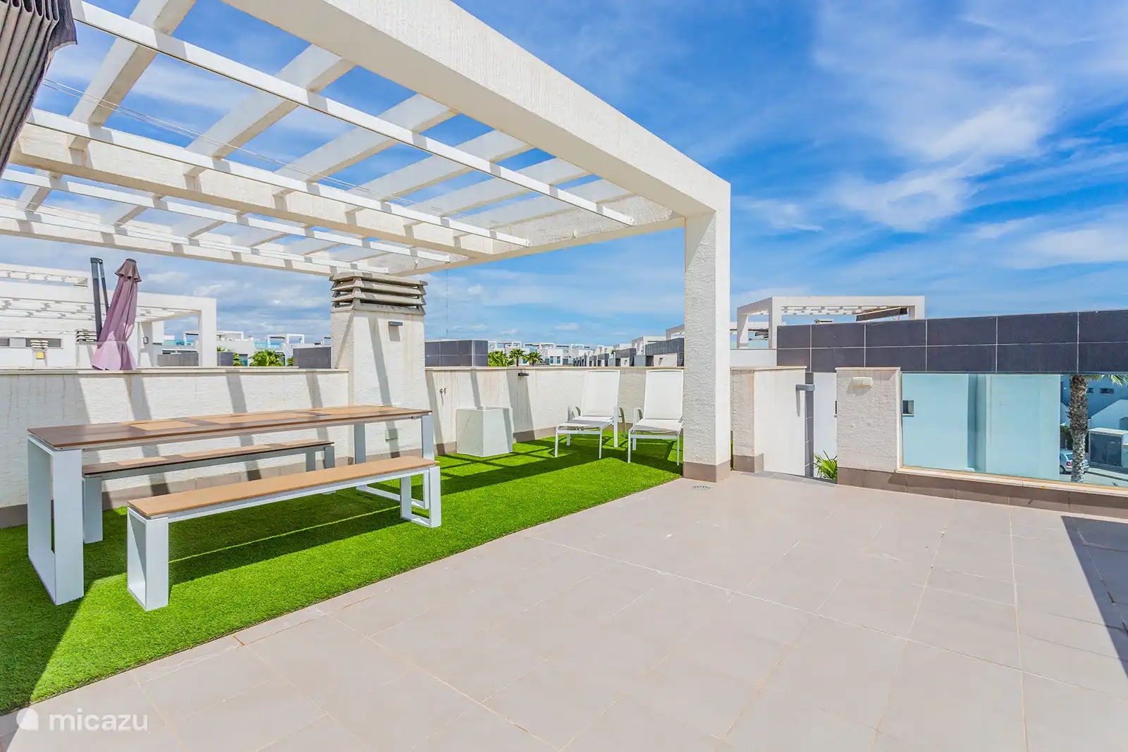 Terrasse sur le toit