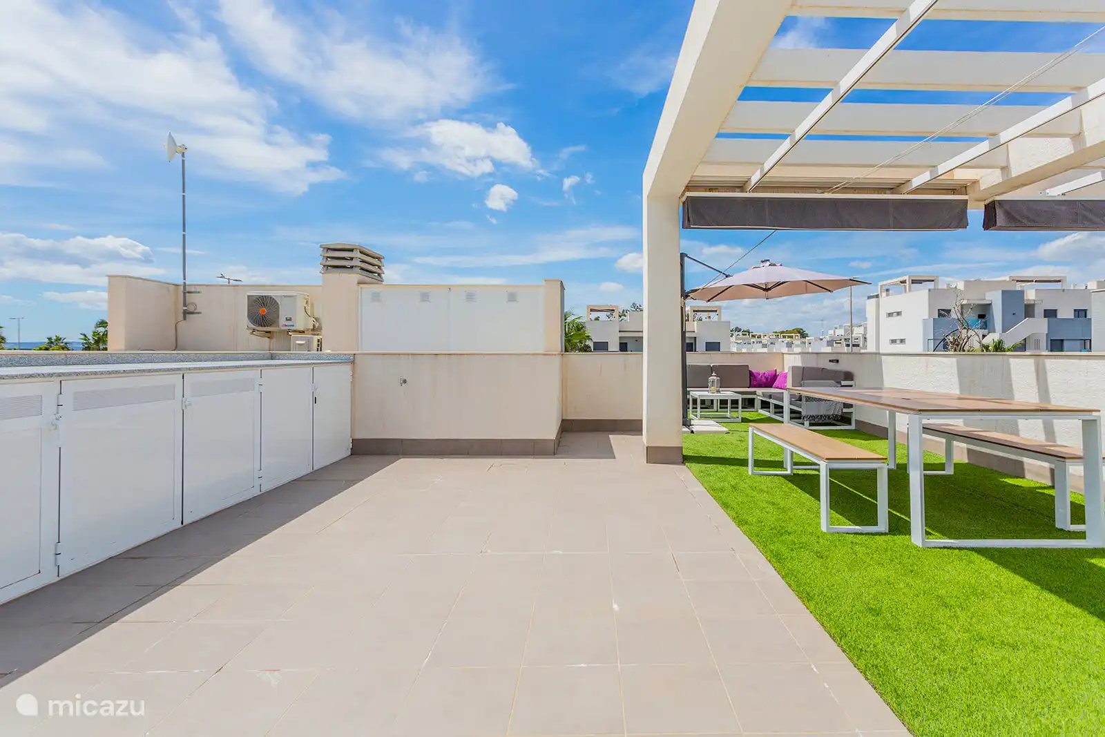 Terrasse sur le toit