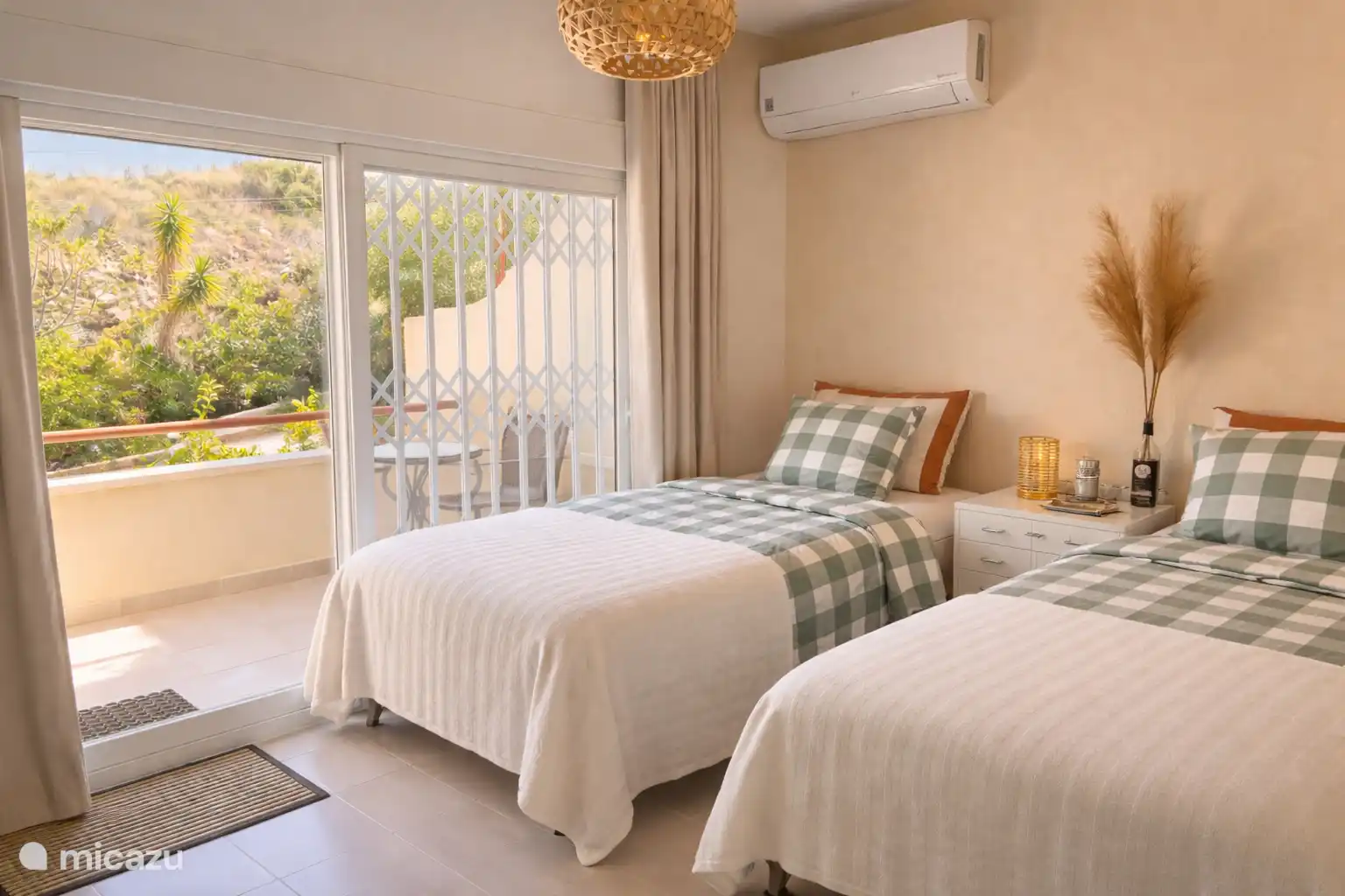 Second bedroom with private balcony