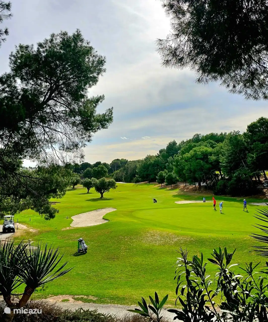 Villamartin golfbaan op 10 minuten lopen van het appartement
