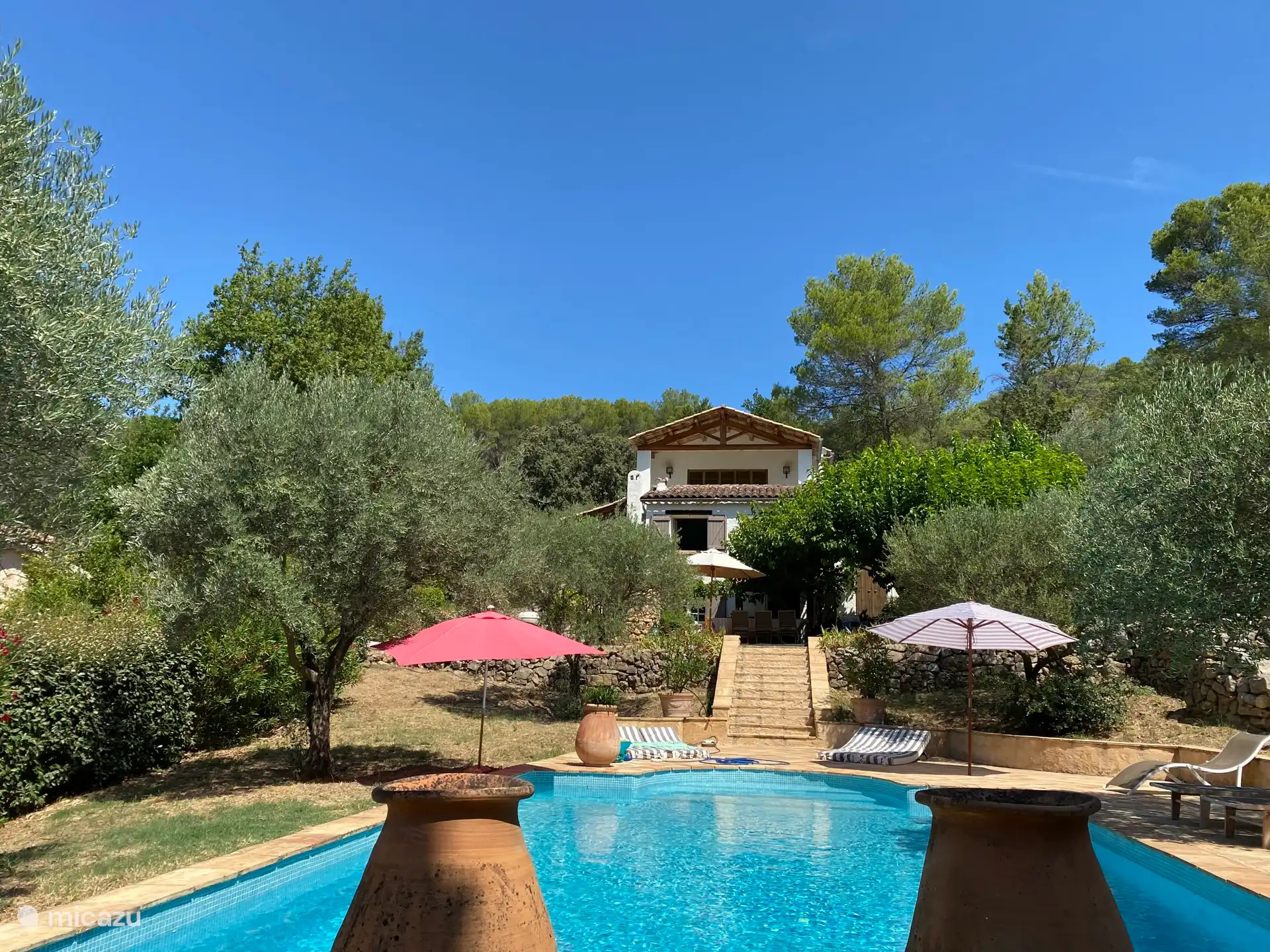 Privacidad, Francia, Var, Lorgues, casa vacacional La Madraque