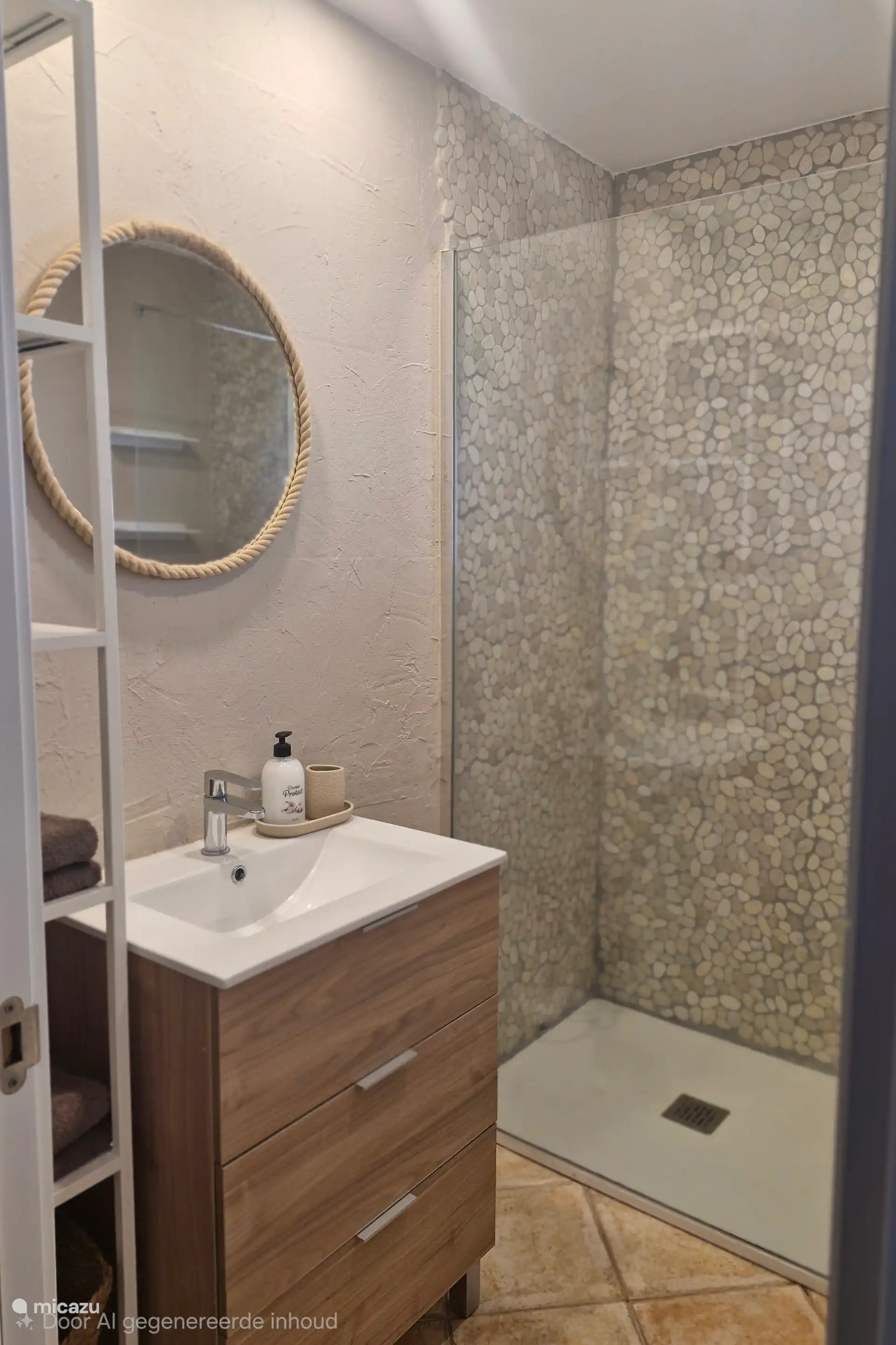 Bathroom with walk-in shower