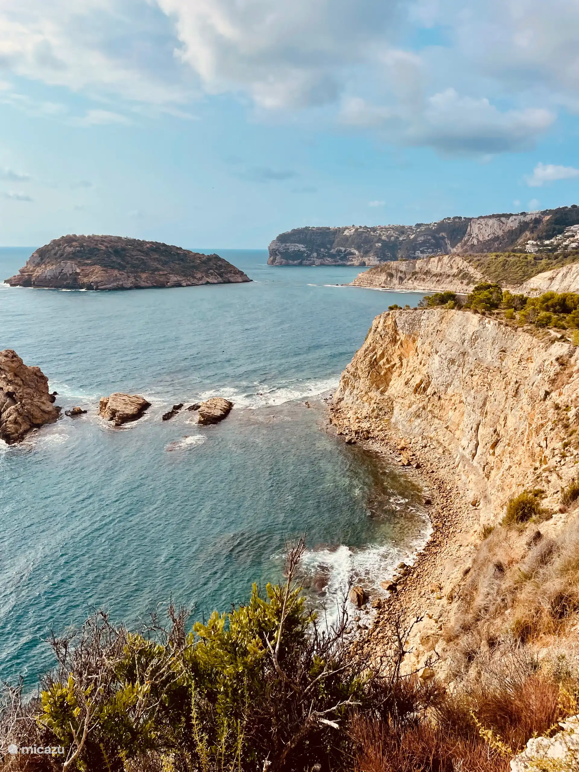 Cap de la Nau op loopafstand van het huis. 