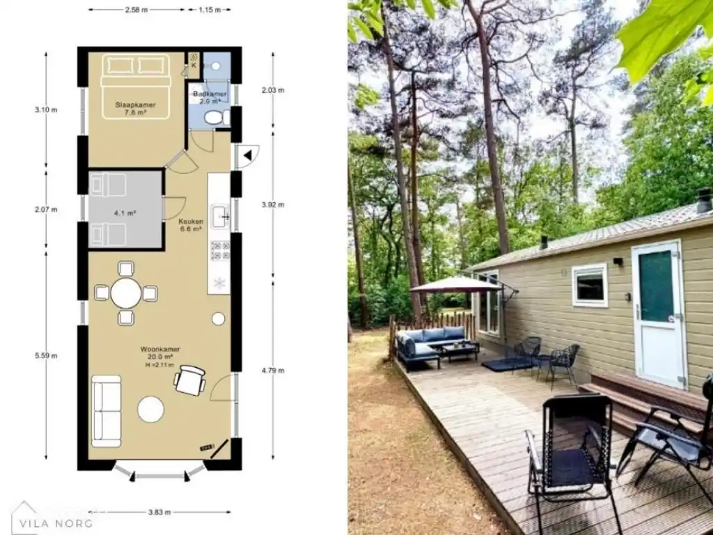 Plattegrond Vila Norg